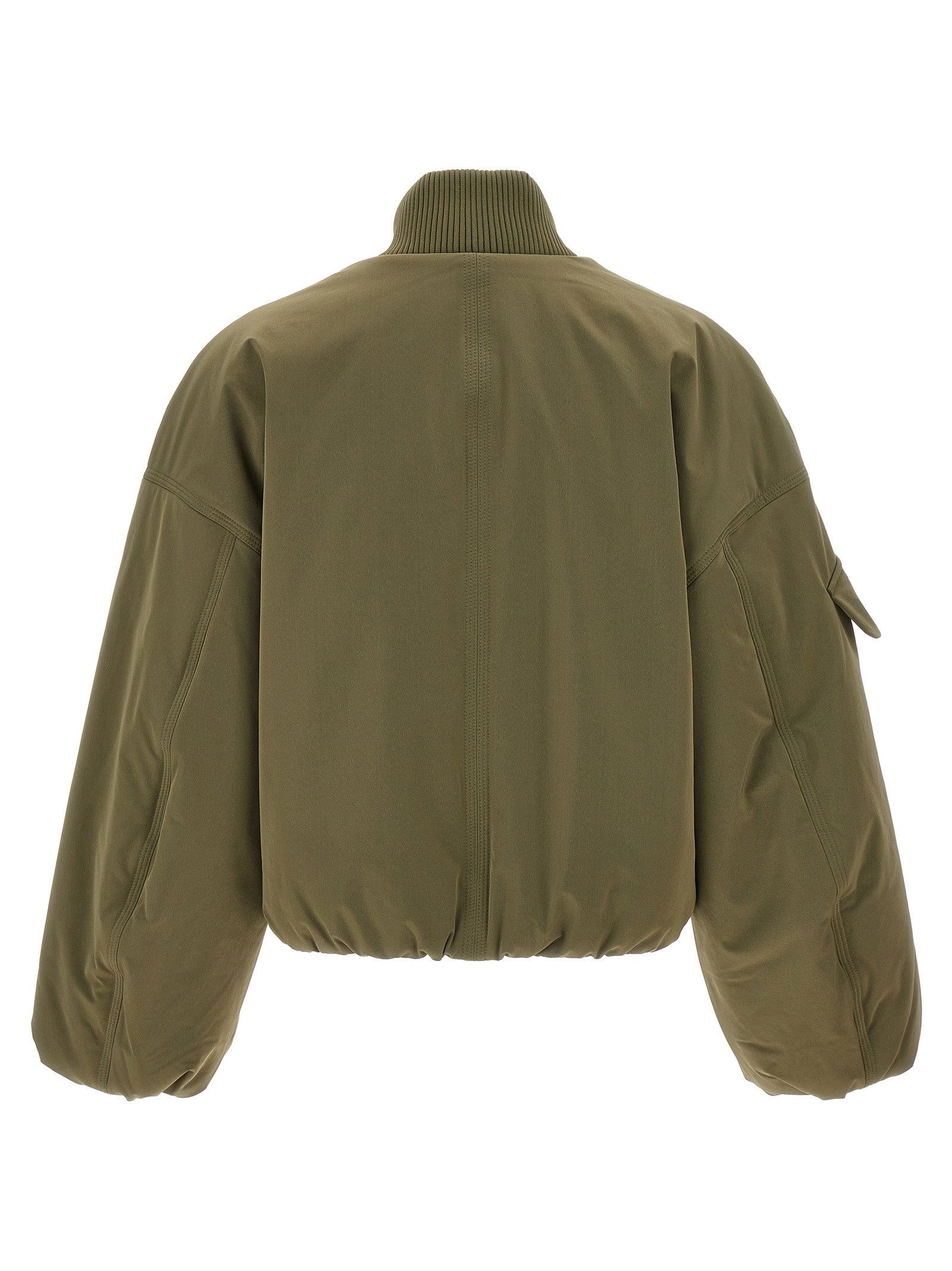 Ganni Nylon Bomber Jacket