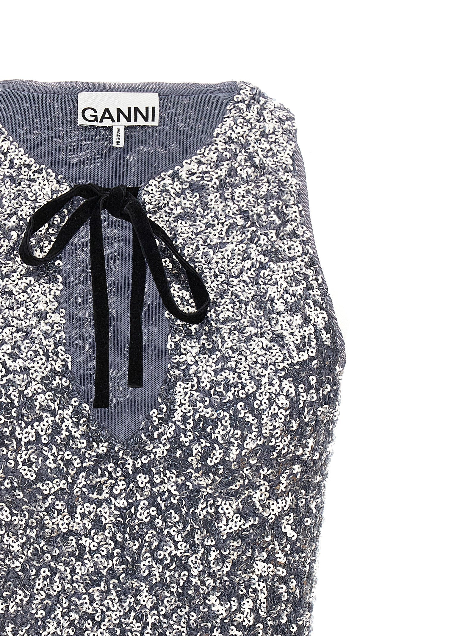 Ganni Sequin Top