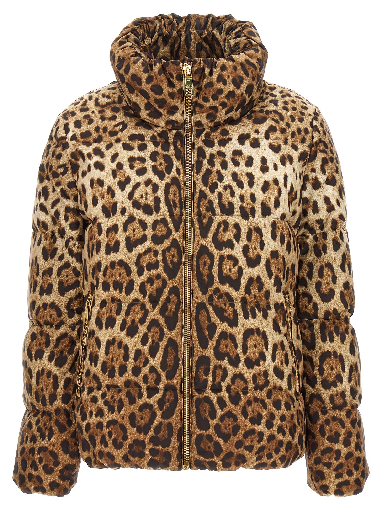 Dolce & Gabbana Animalier Down Jacket