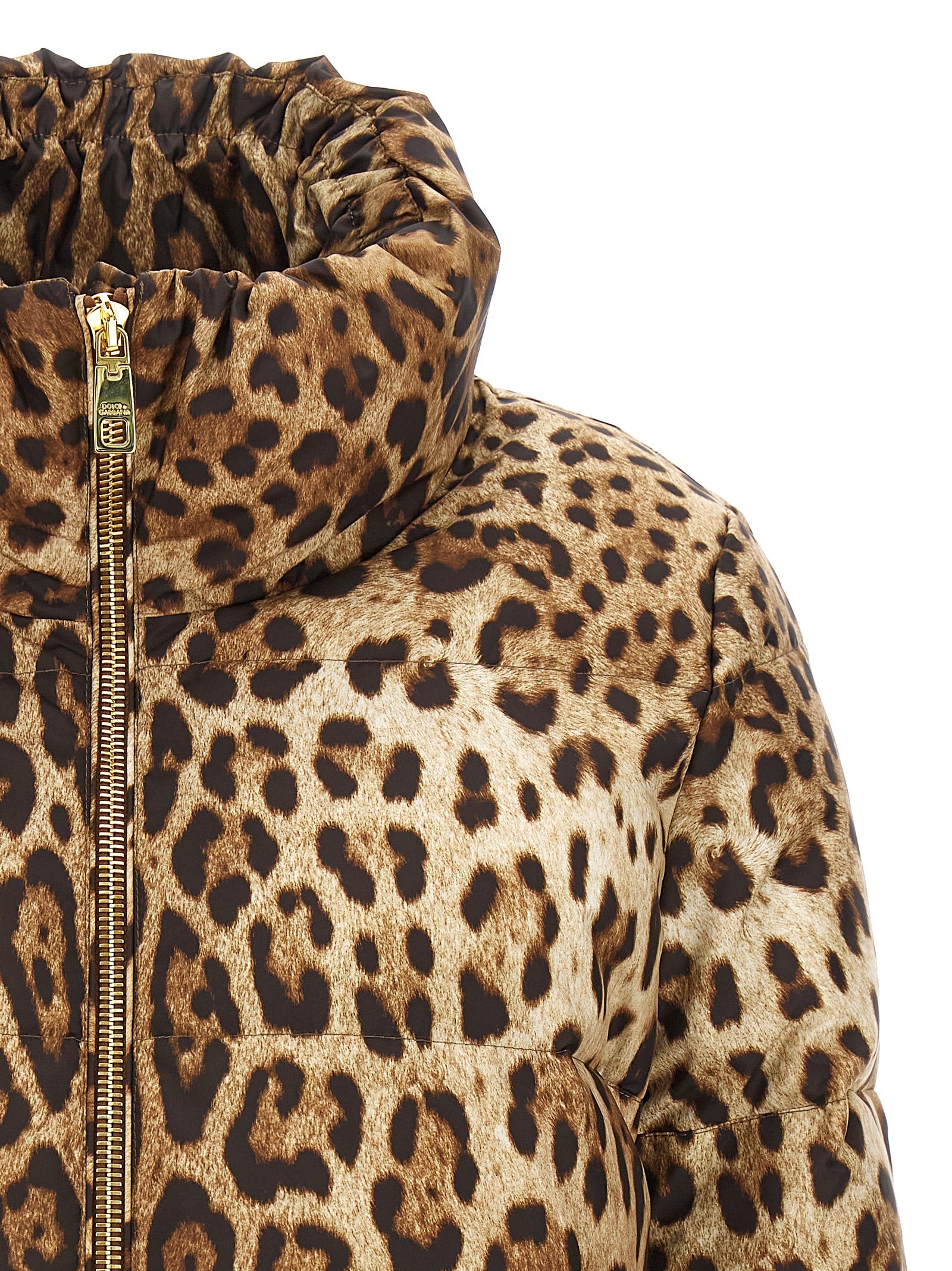 Dolce & Gabbana Animalier Down Jacket