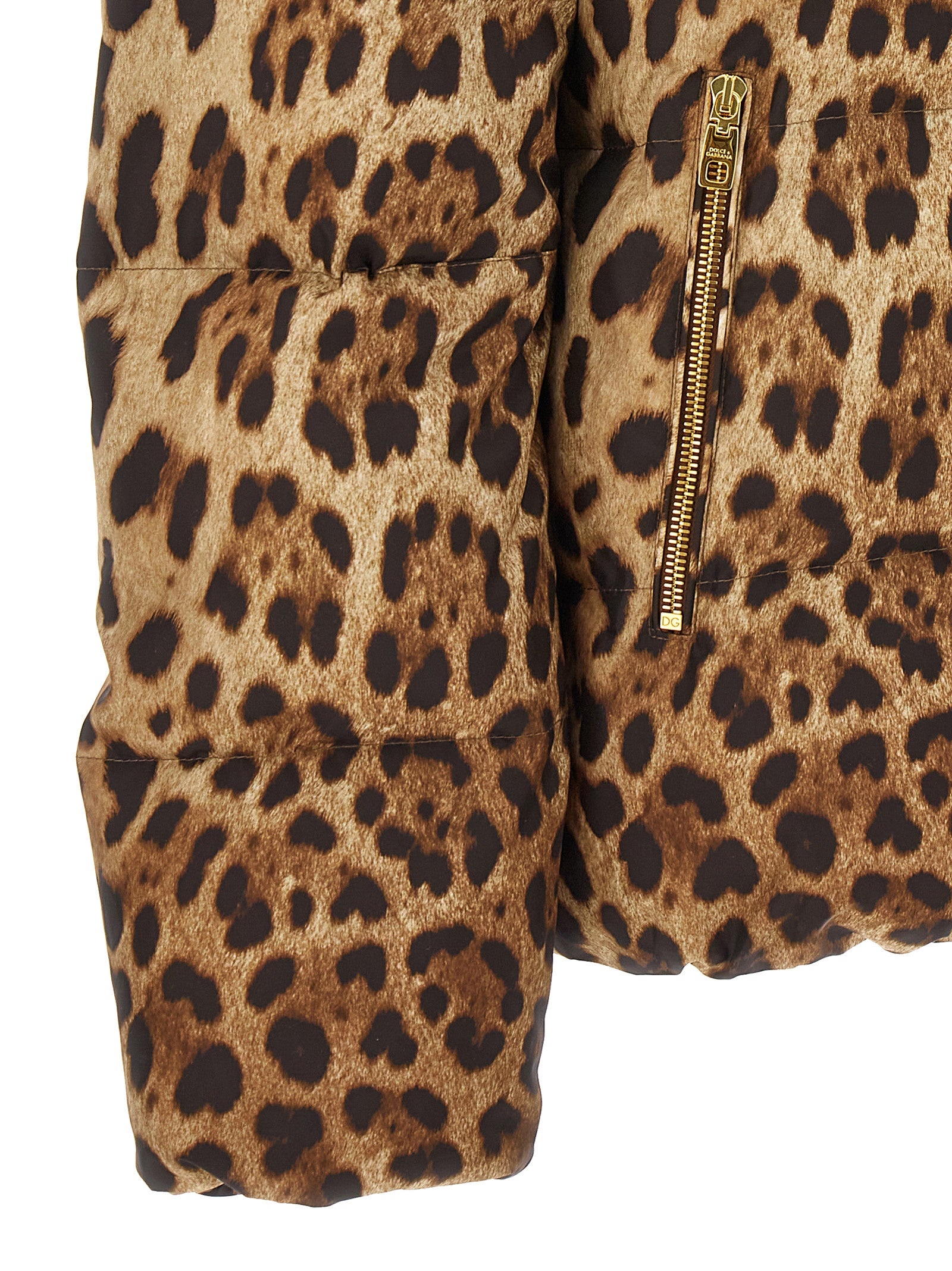 Dolce & Gabbana Animalier Down Jacket