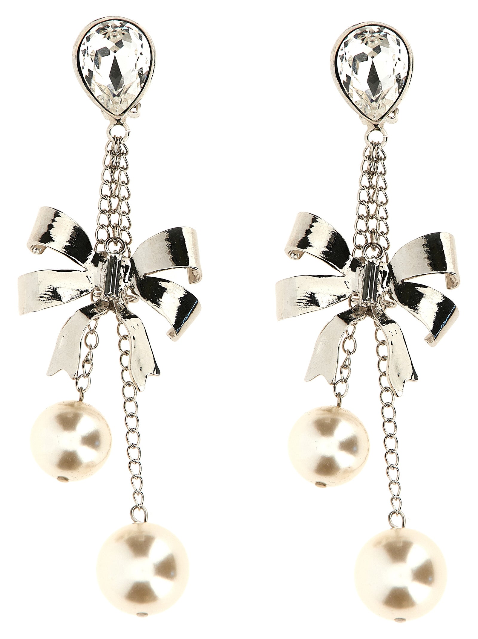 Alessandra Rich 'Bow' Earrings