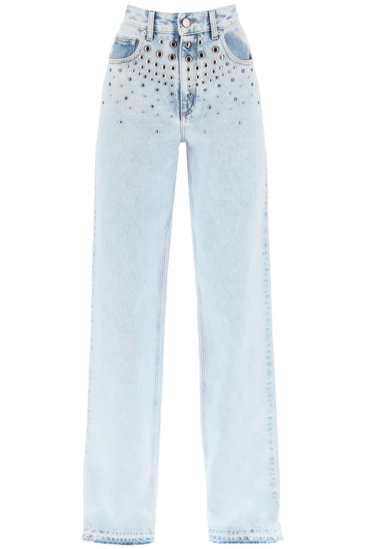 Alessandra Rich Jeans With Studs