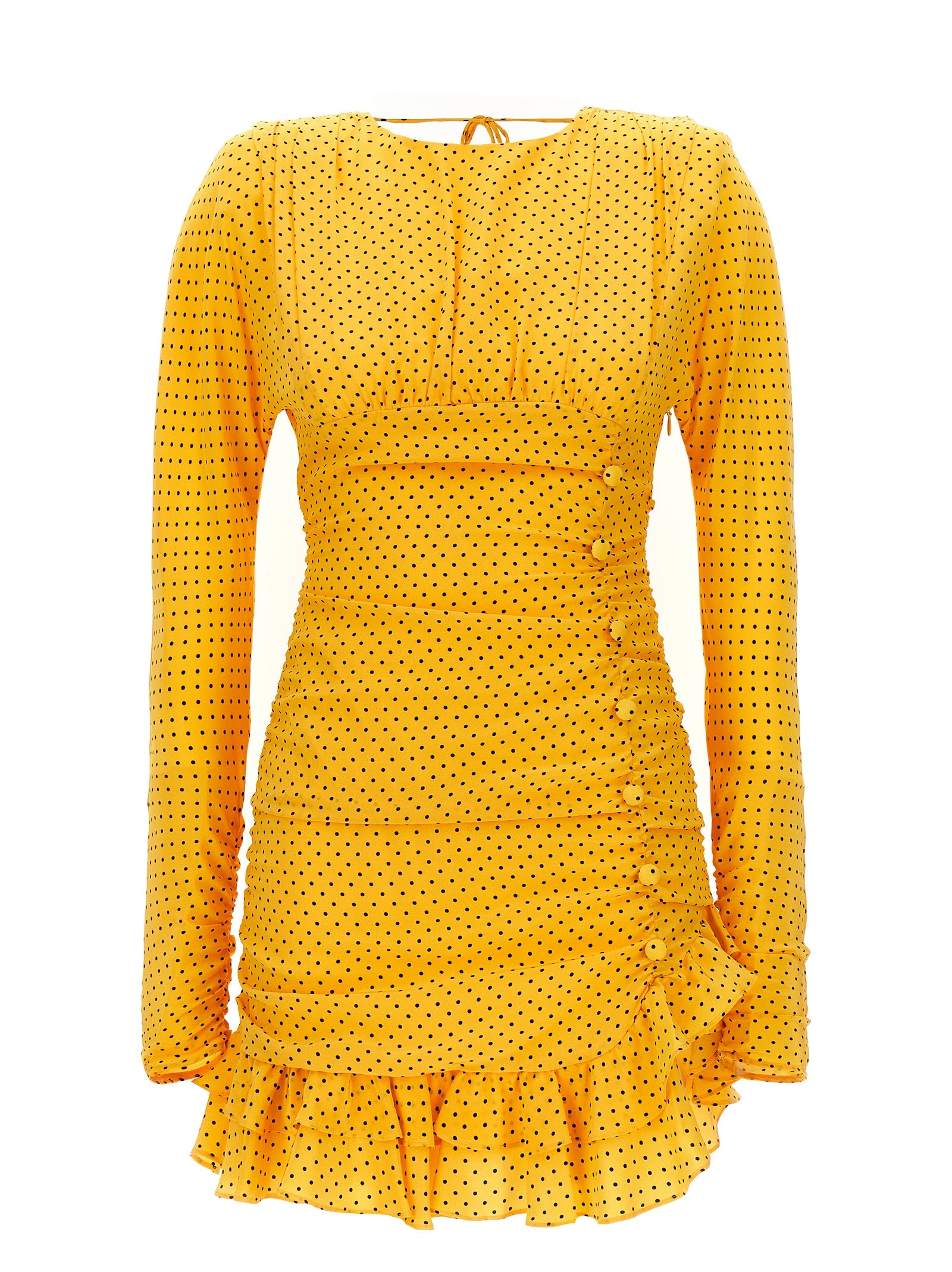 Alessandra Rich Polka Dot Mini Dress