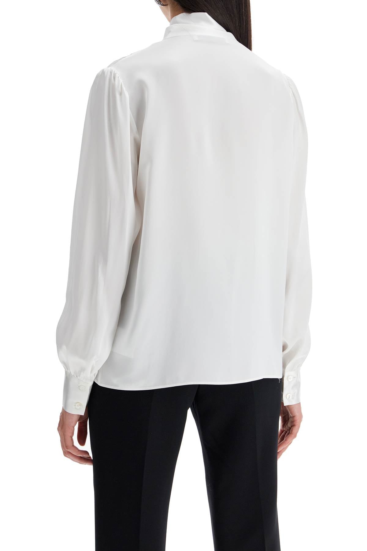 Alessandra Rich Blouse With Lavalliã¨Re