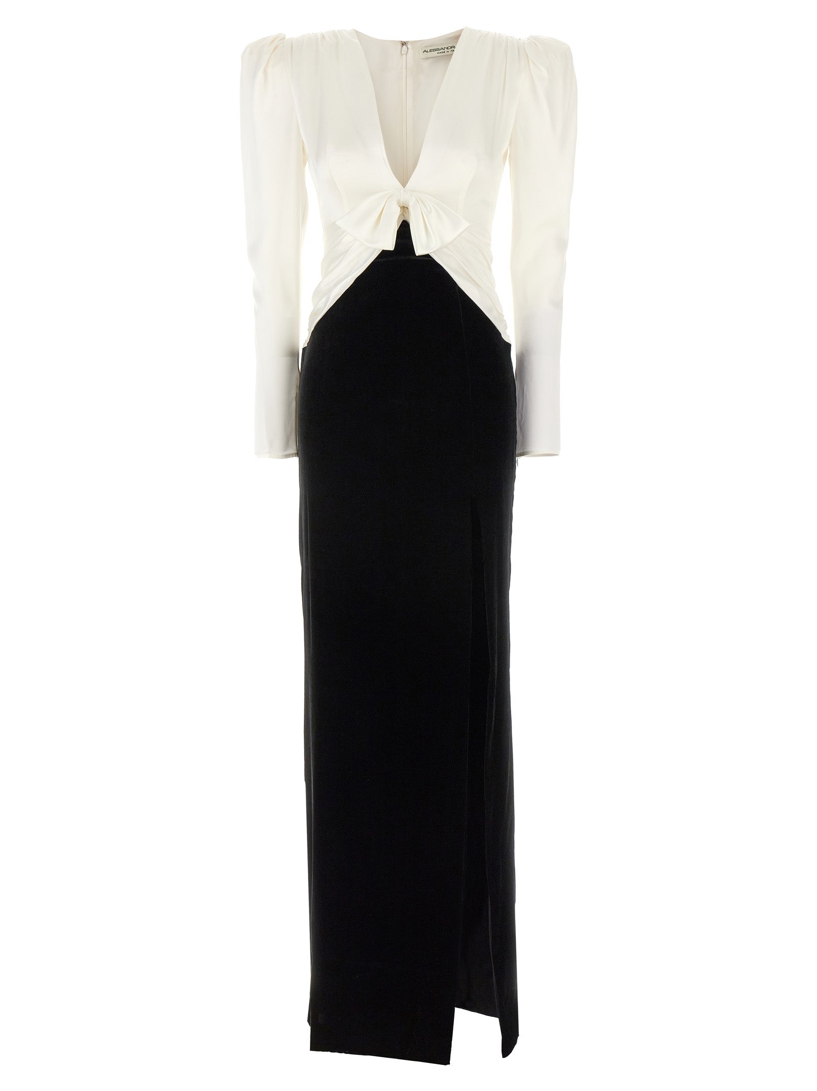 Alessandra Rich Long Bow Dress