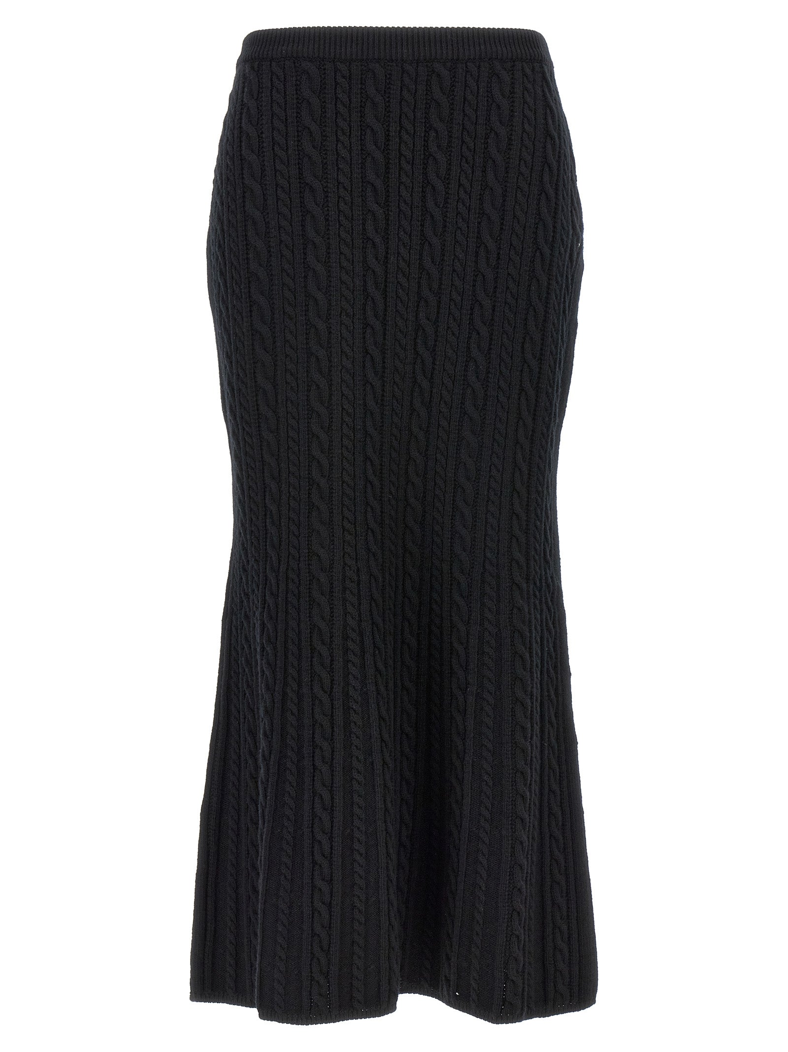 Alessandra Rich Maxi Wool Skirt