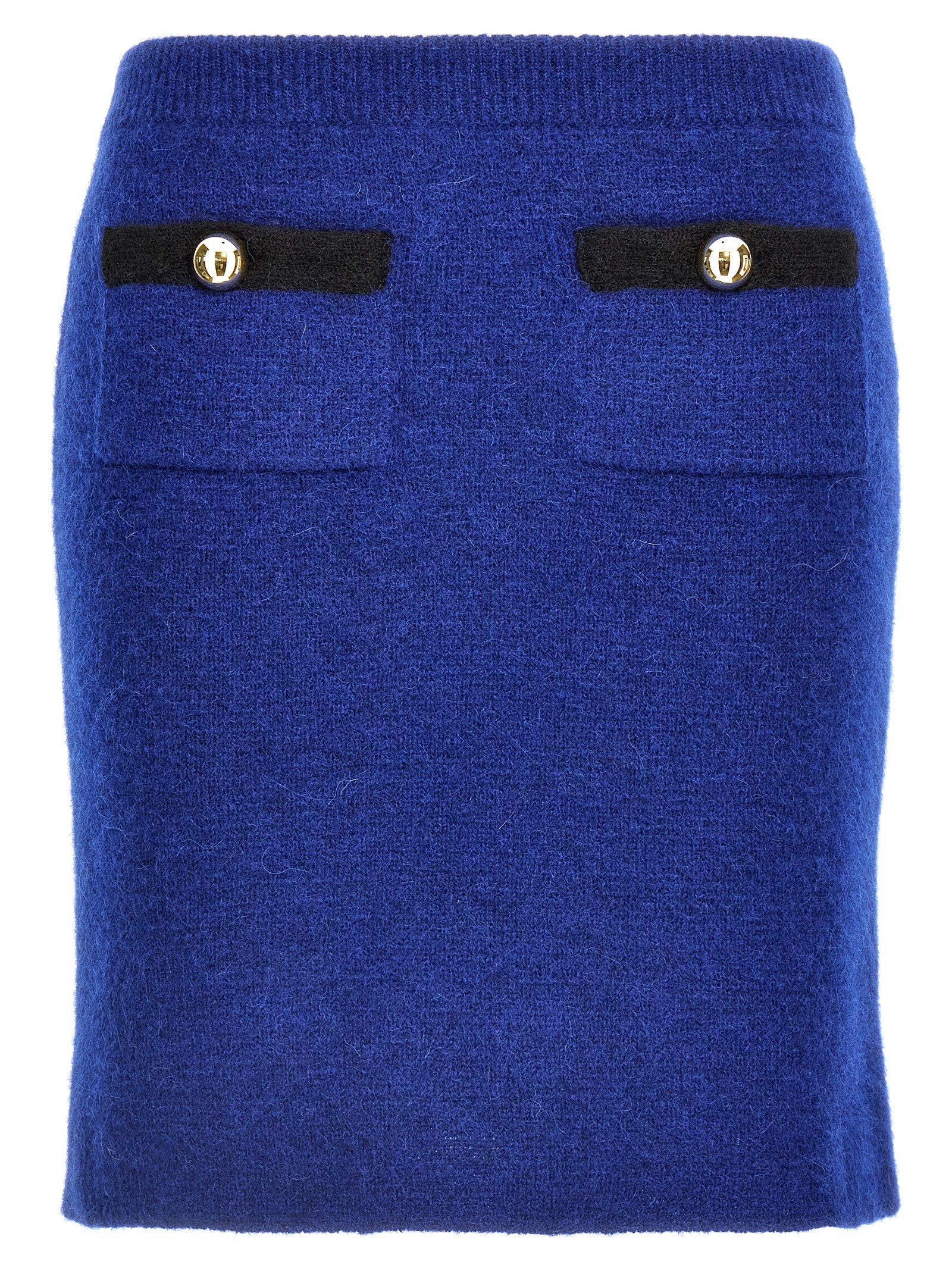 Alessandra Rich Alpaca Mini Skirt