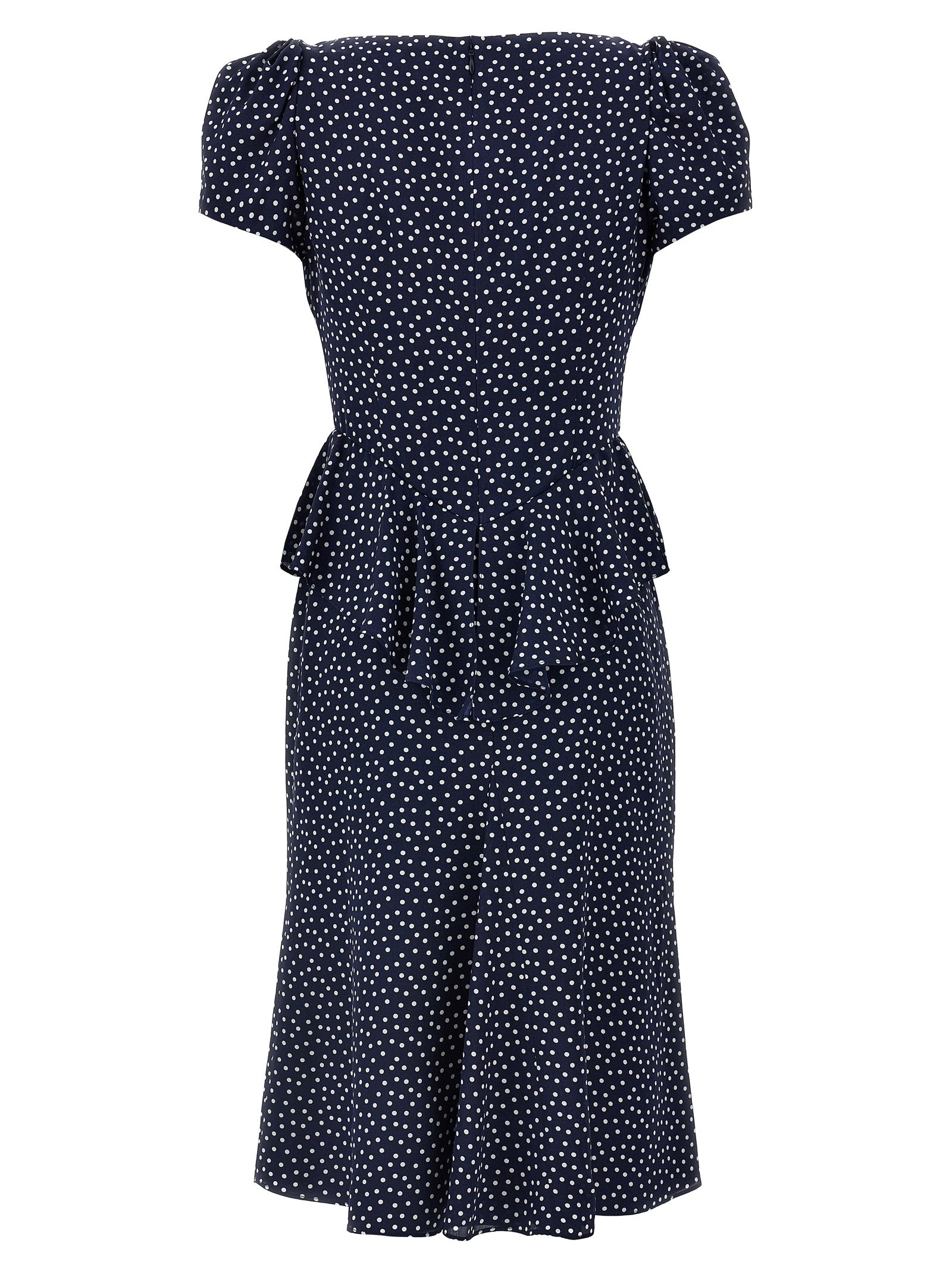 Alessandra Rich Polka Dot Dress