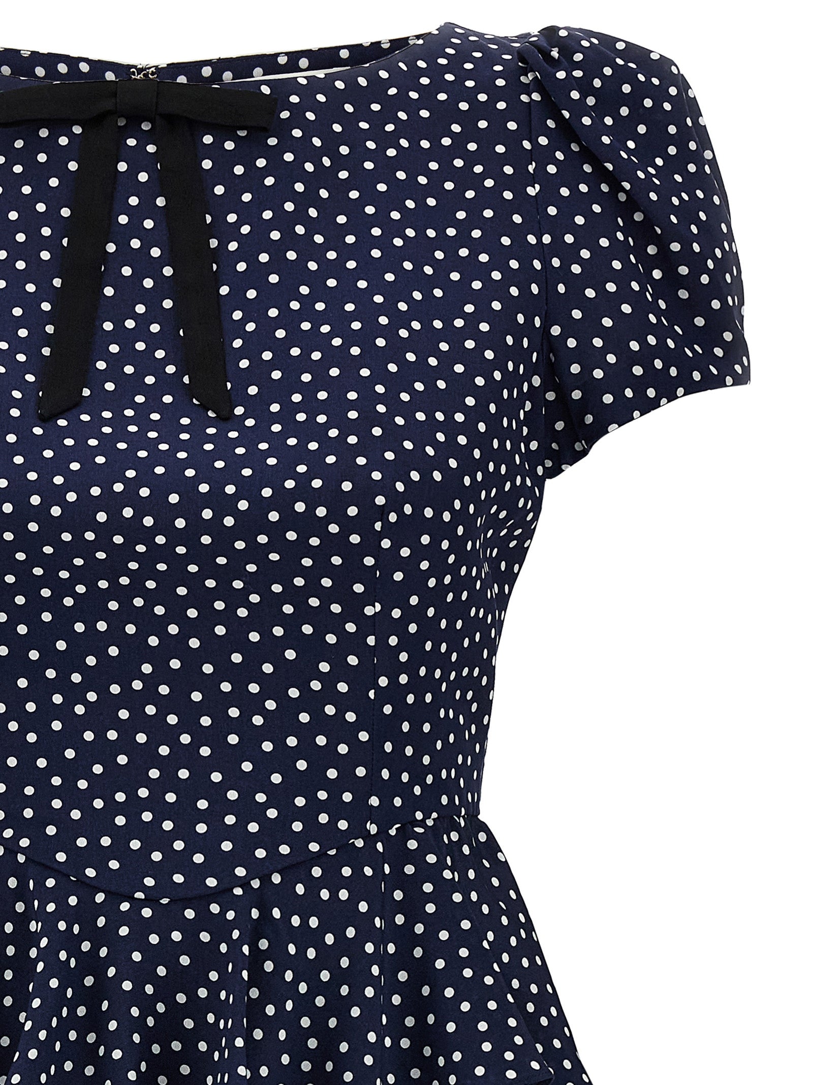 Alessandra Rich Polka Dot Dress