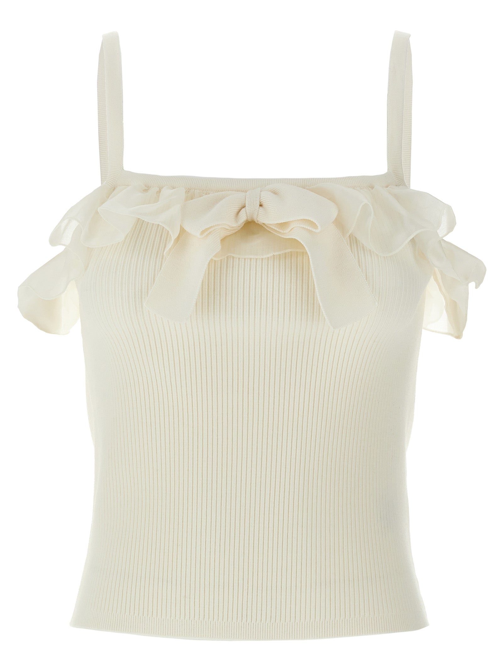 Alessandra Rich Ruffle Top