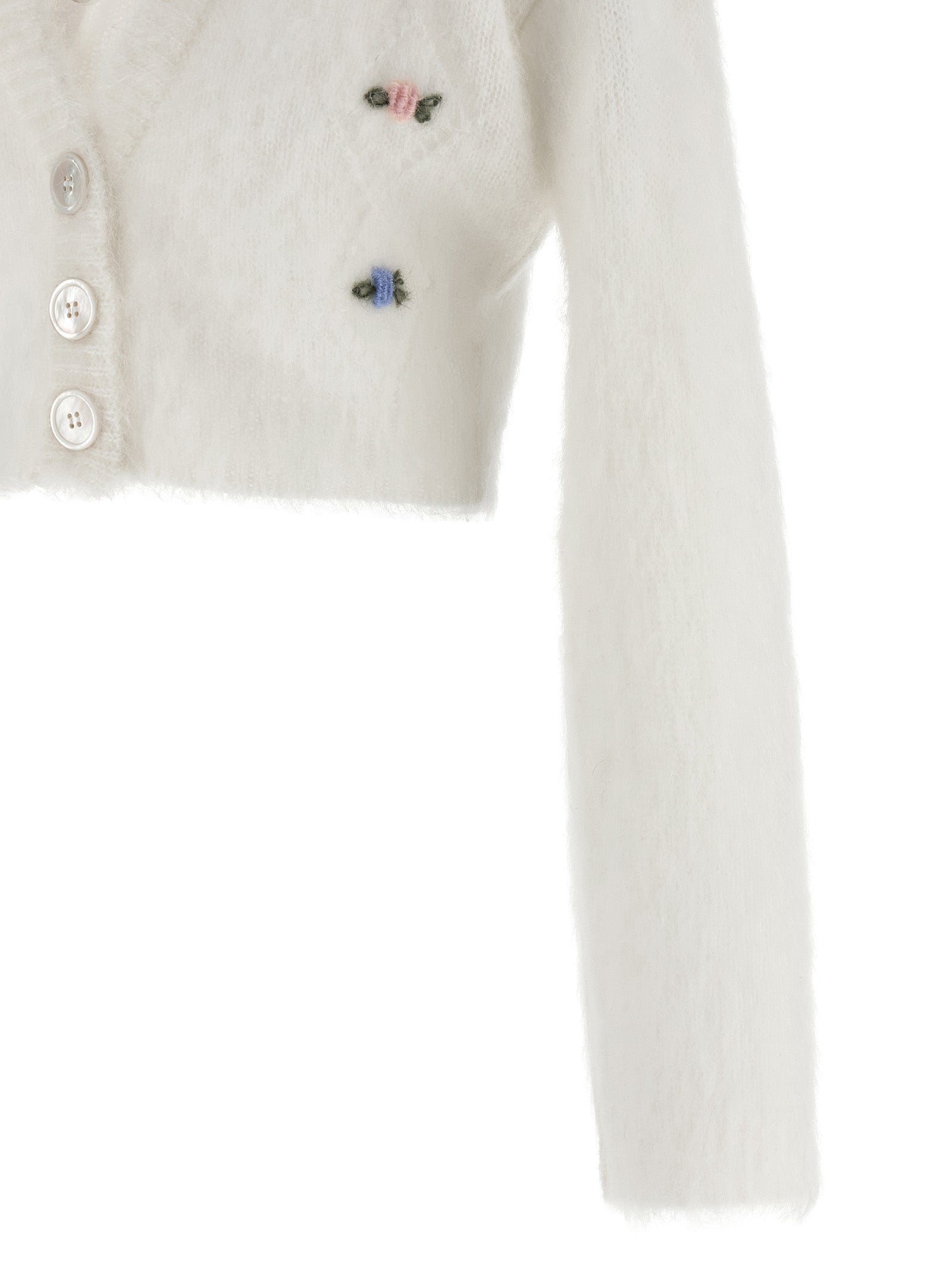 Alessandra Rich 'Carded Mohair' Cardigan