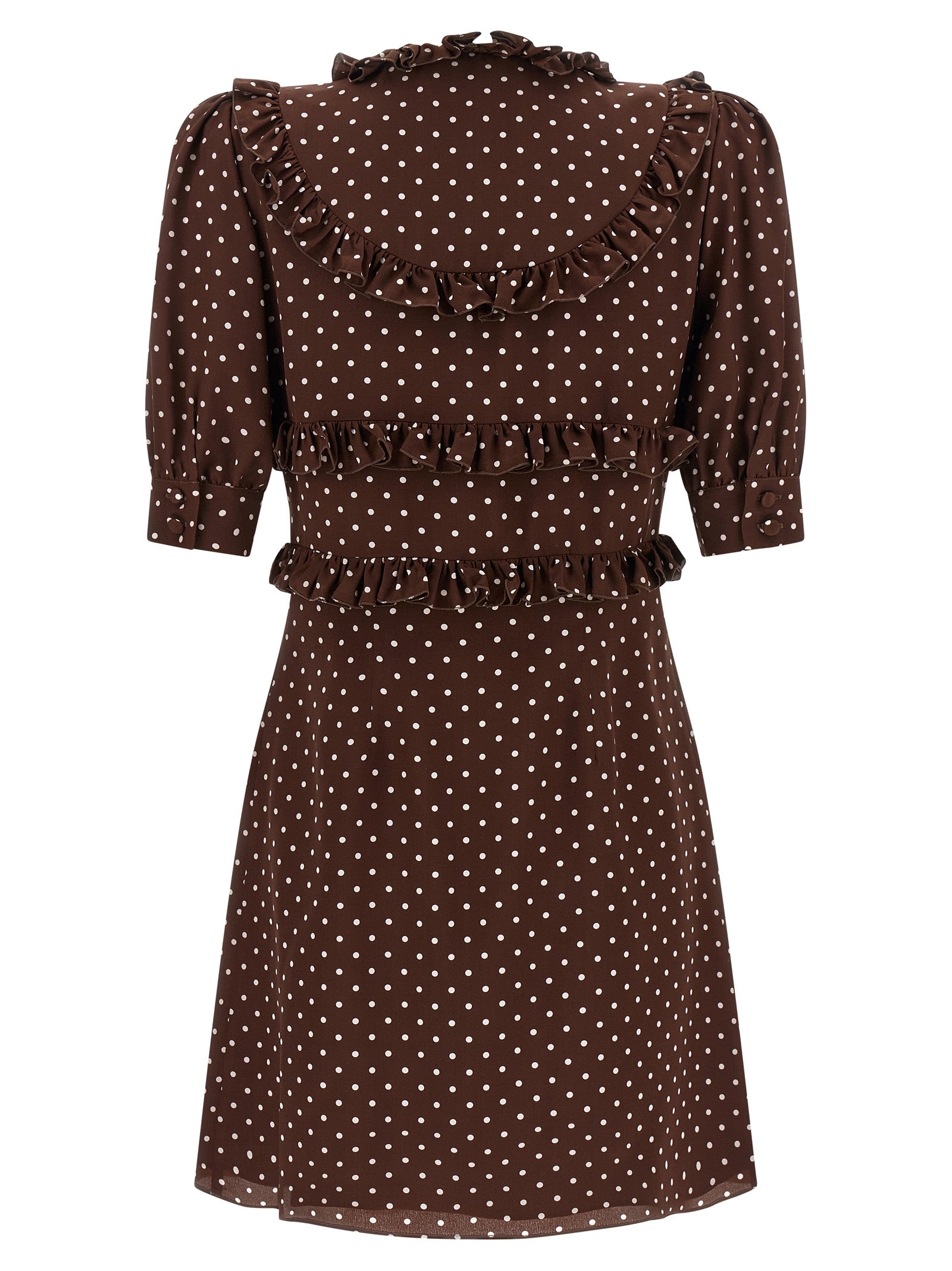 Alessandra Rich 'Polka Dot Mini' Dress