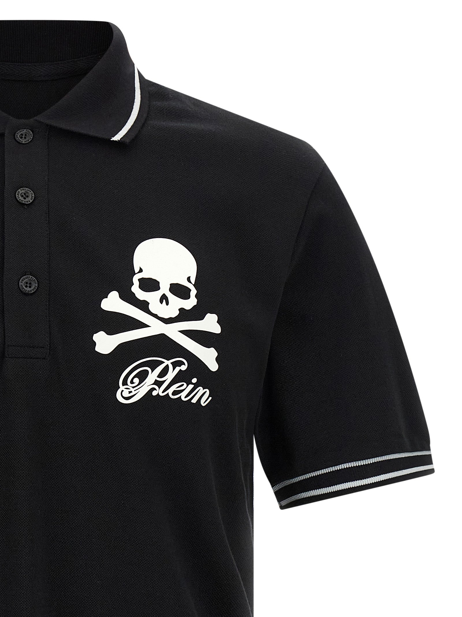 Philipp Plein 'Skull & Bones' Polo Shirt