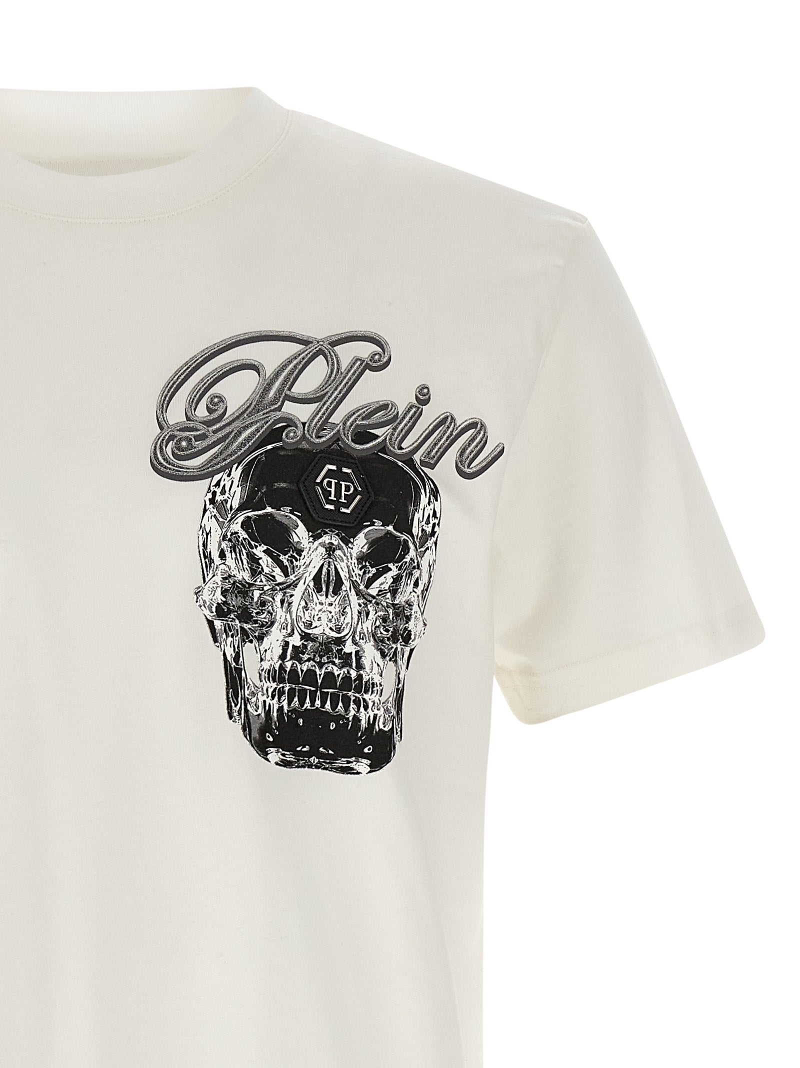 Philipp Plein 'Glass Skull' T-Shirt