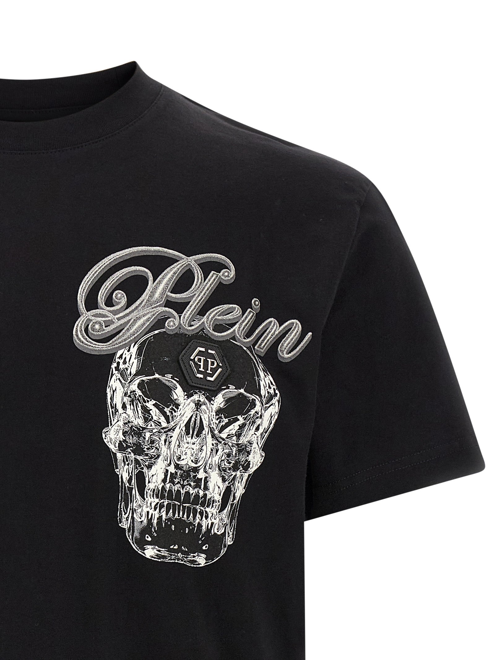 Philipp Plein 'Glass Skull' T-Shirt