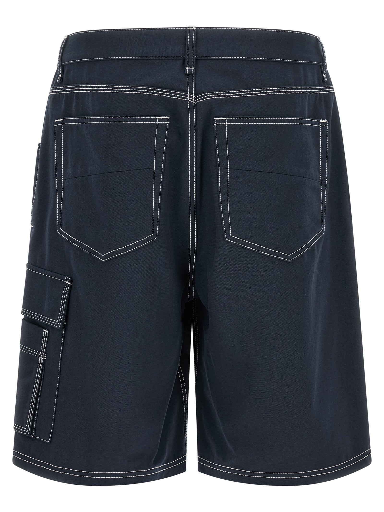 Fendi Bermuda Cargo Canvas Shorts