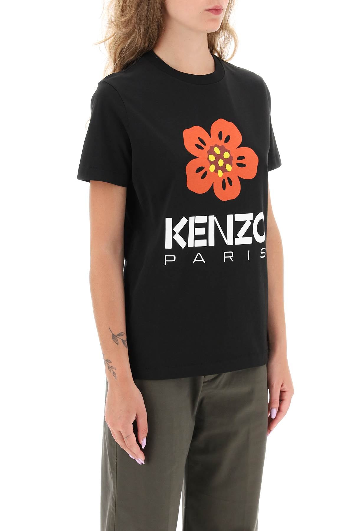 Kenzo Boke Flower Printed T-Shirt