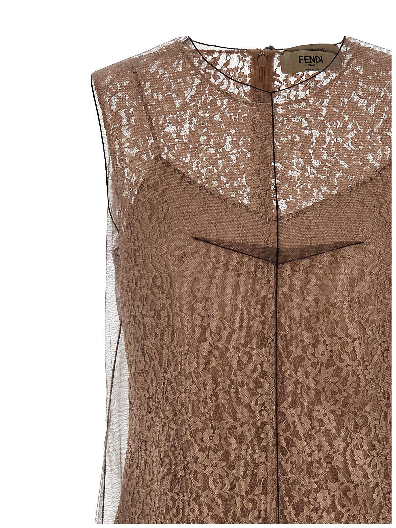 Fendi Floral Lace Dress