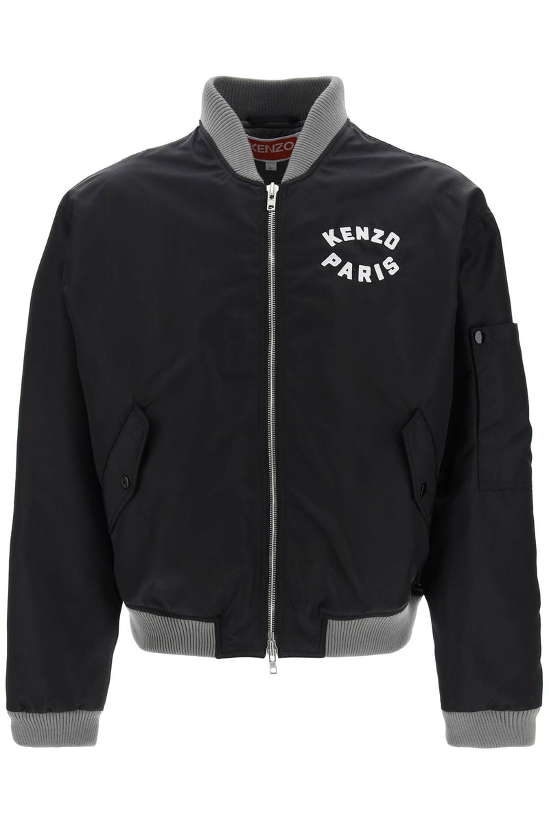 Kenzo Lucky Tiger Bomber Jacket Black