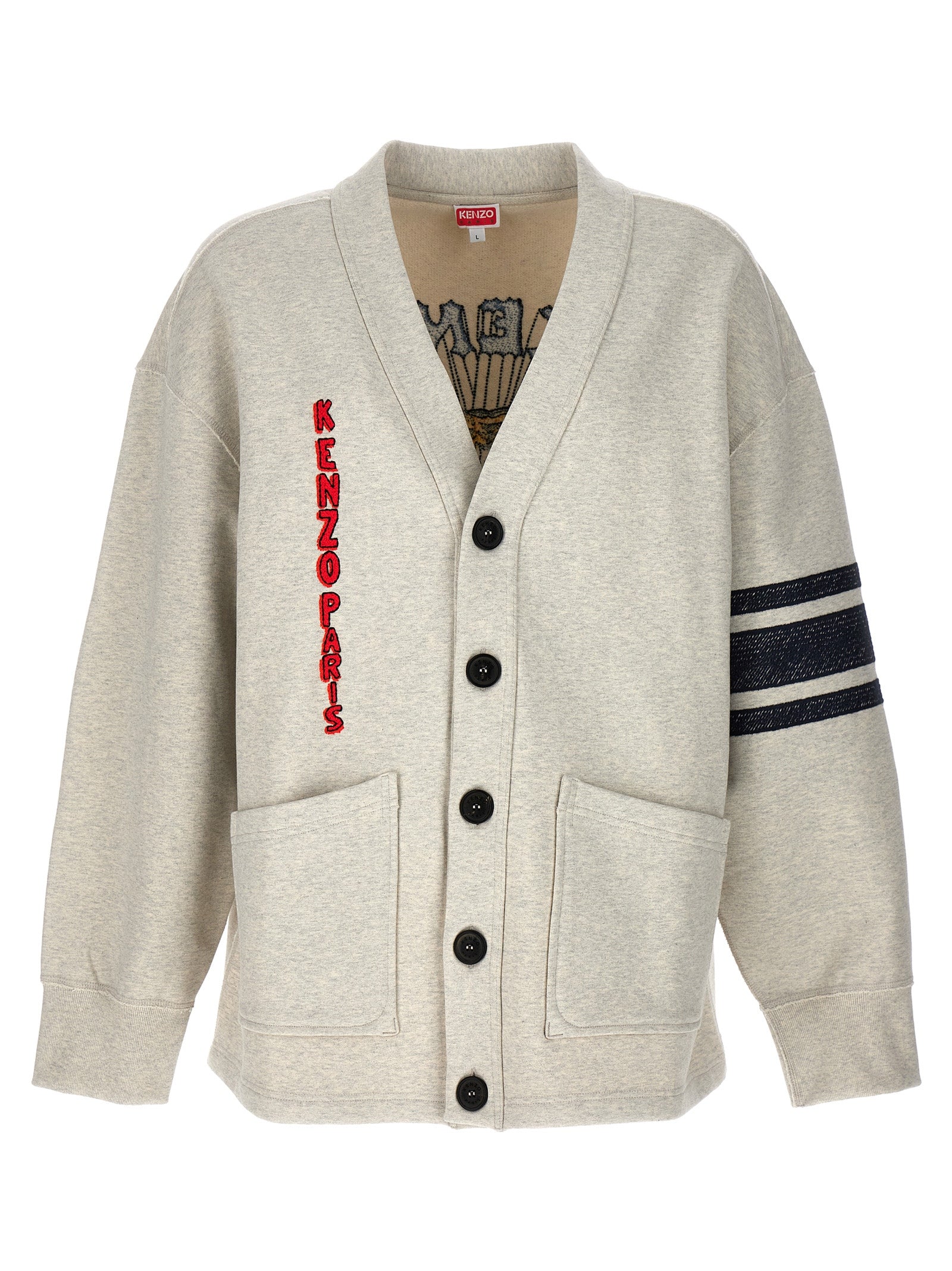 Kenzo 'Drawn Varsity' Cardigan