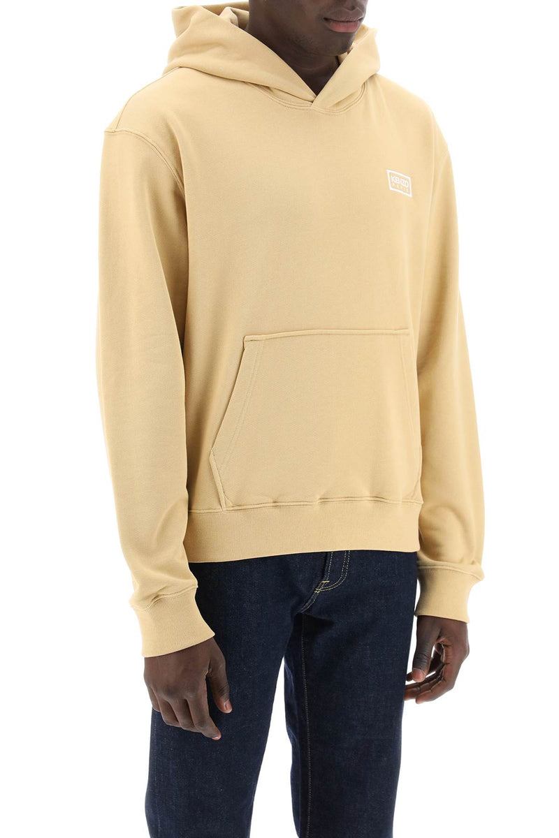 Kenzo Kenzo Paris Hooded Sweatshirt Beige