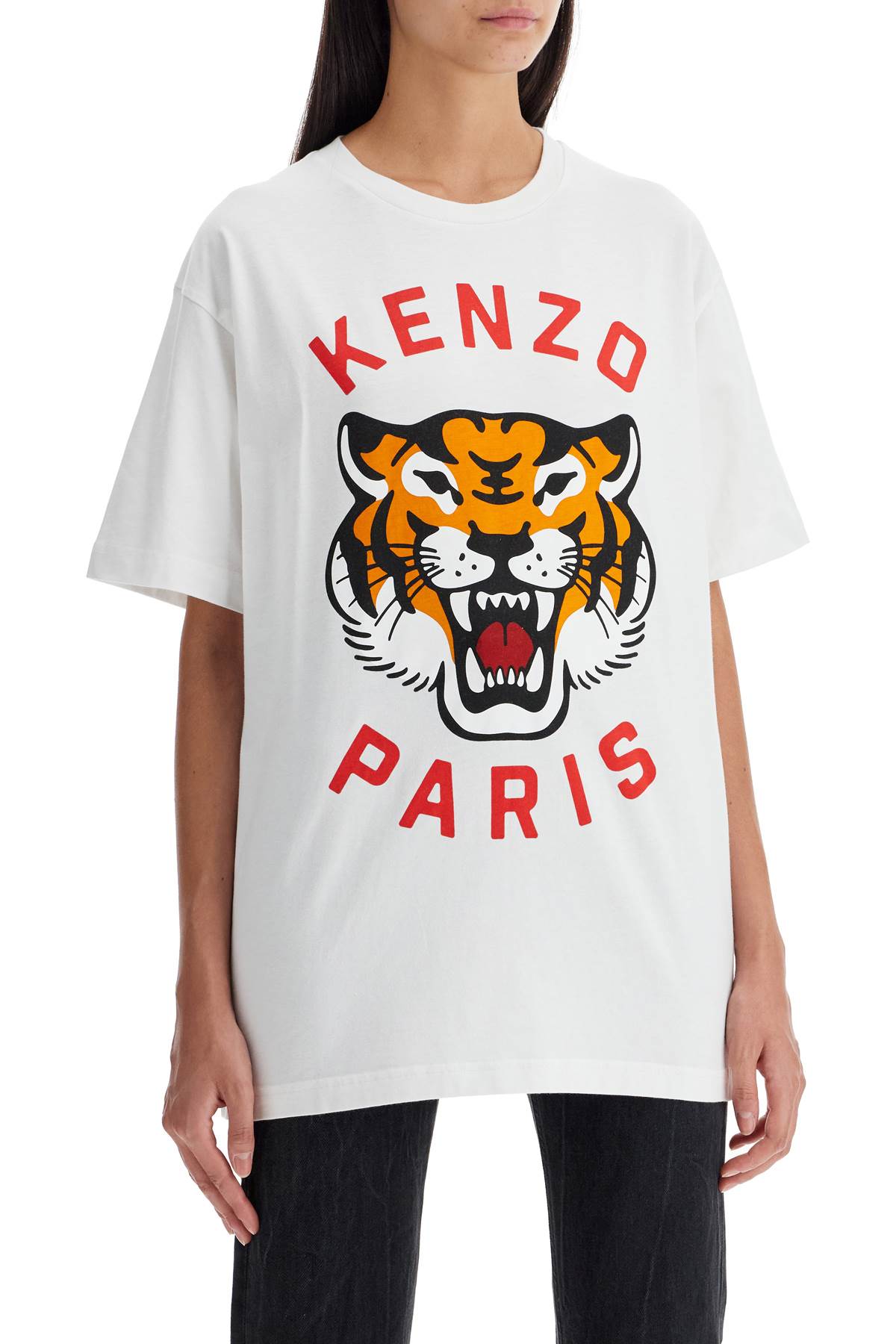 Kenzo Lucky Tiger Crew-Neck T-Shirt