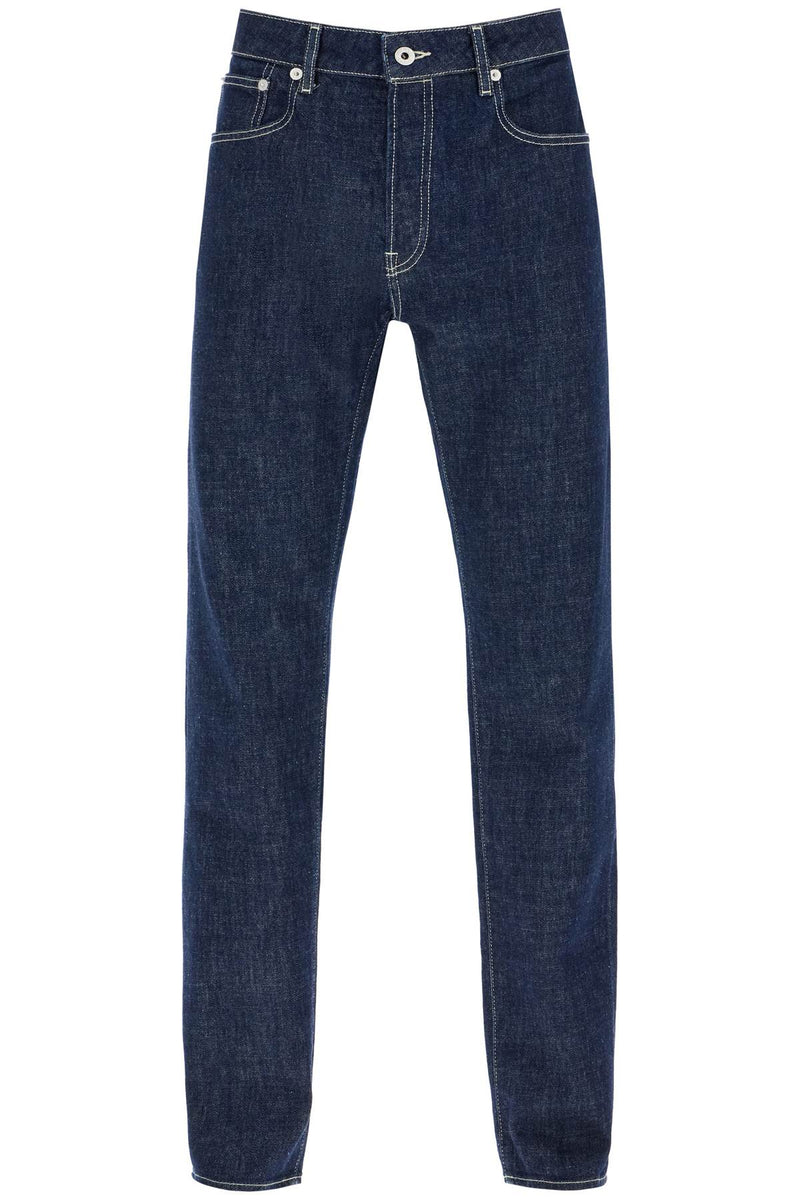 Kenzo Slim Fit Bara Jeans For Blue