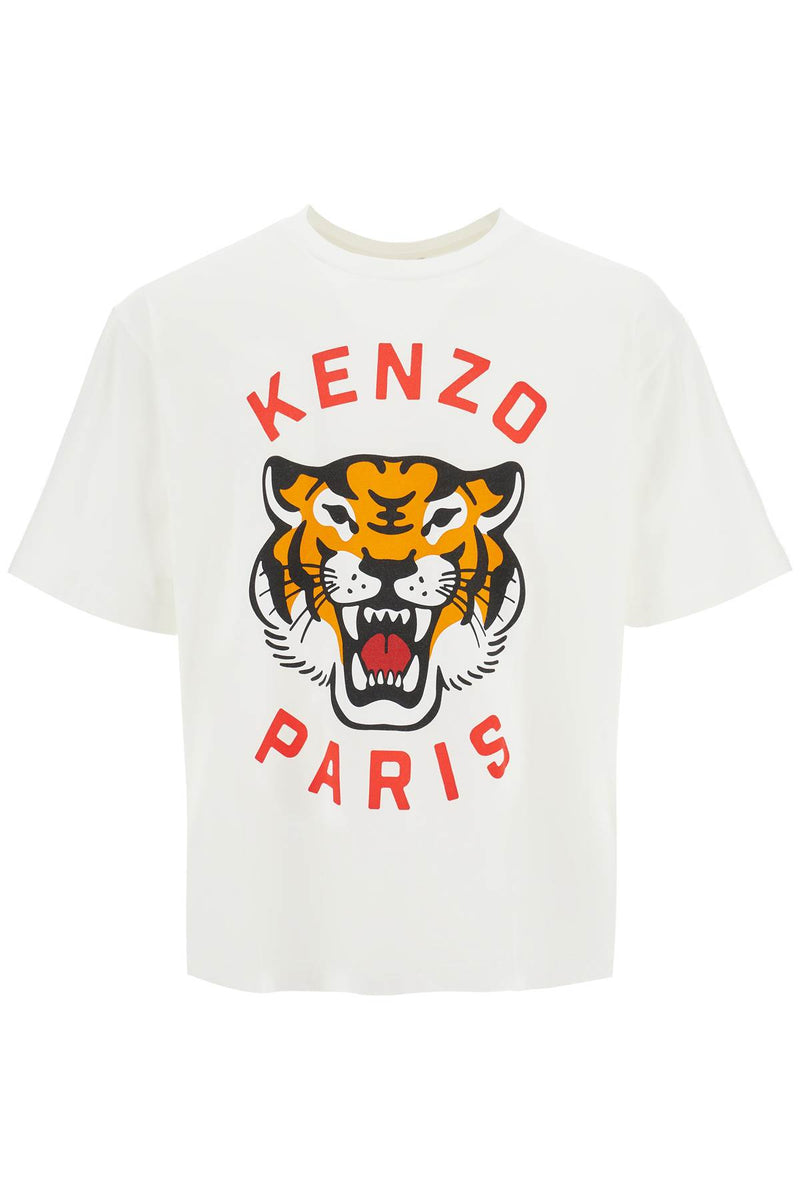 Kenzo Lucky Tiger Oversized T-Shirt White