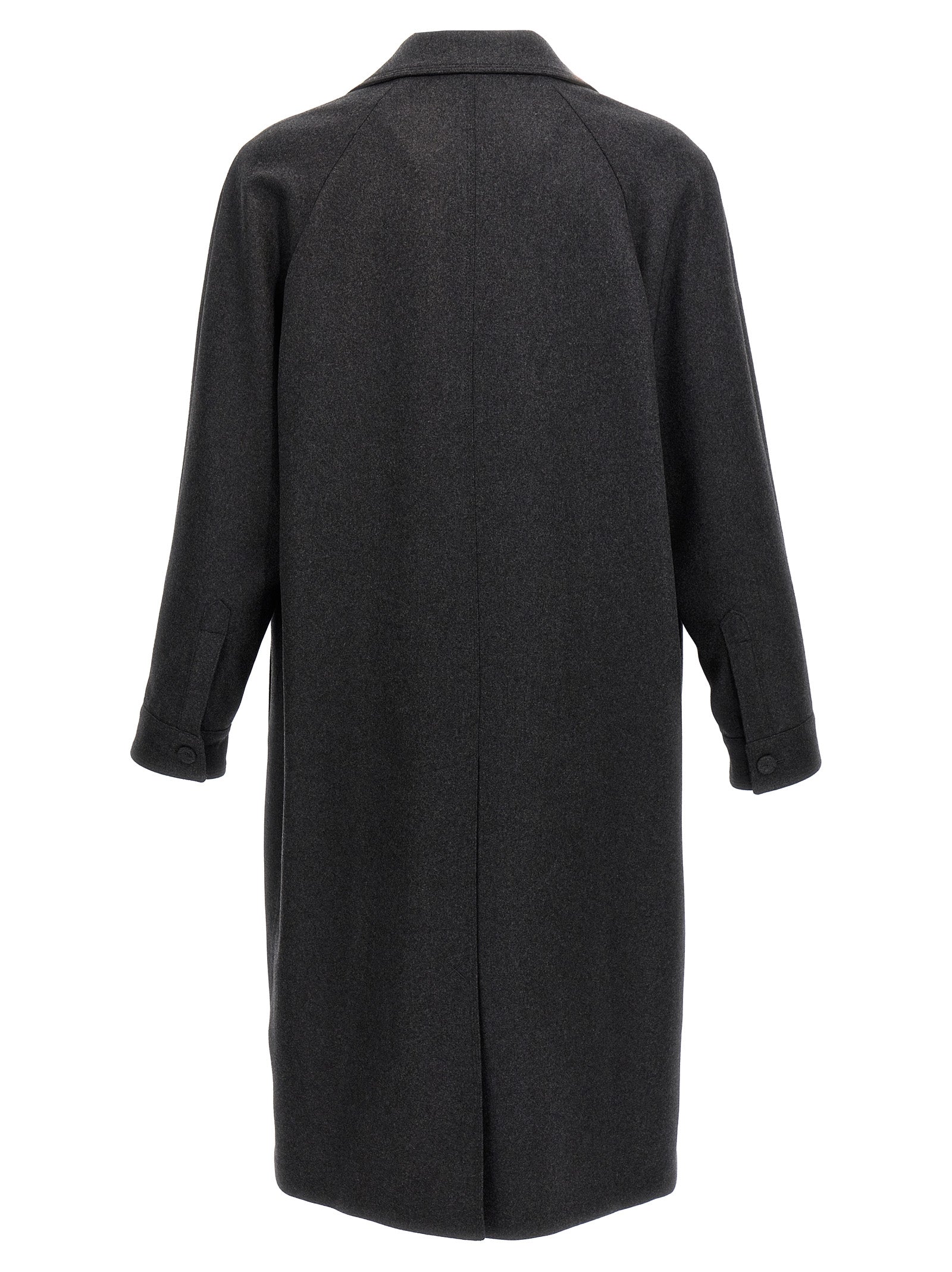 Fendi Single-Breasted Cashmere Coat