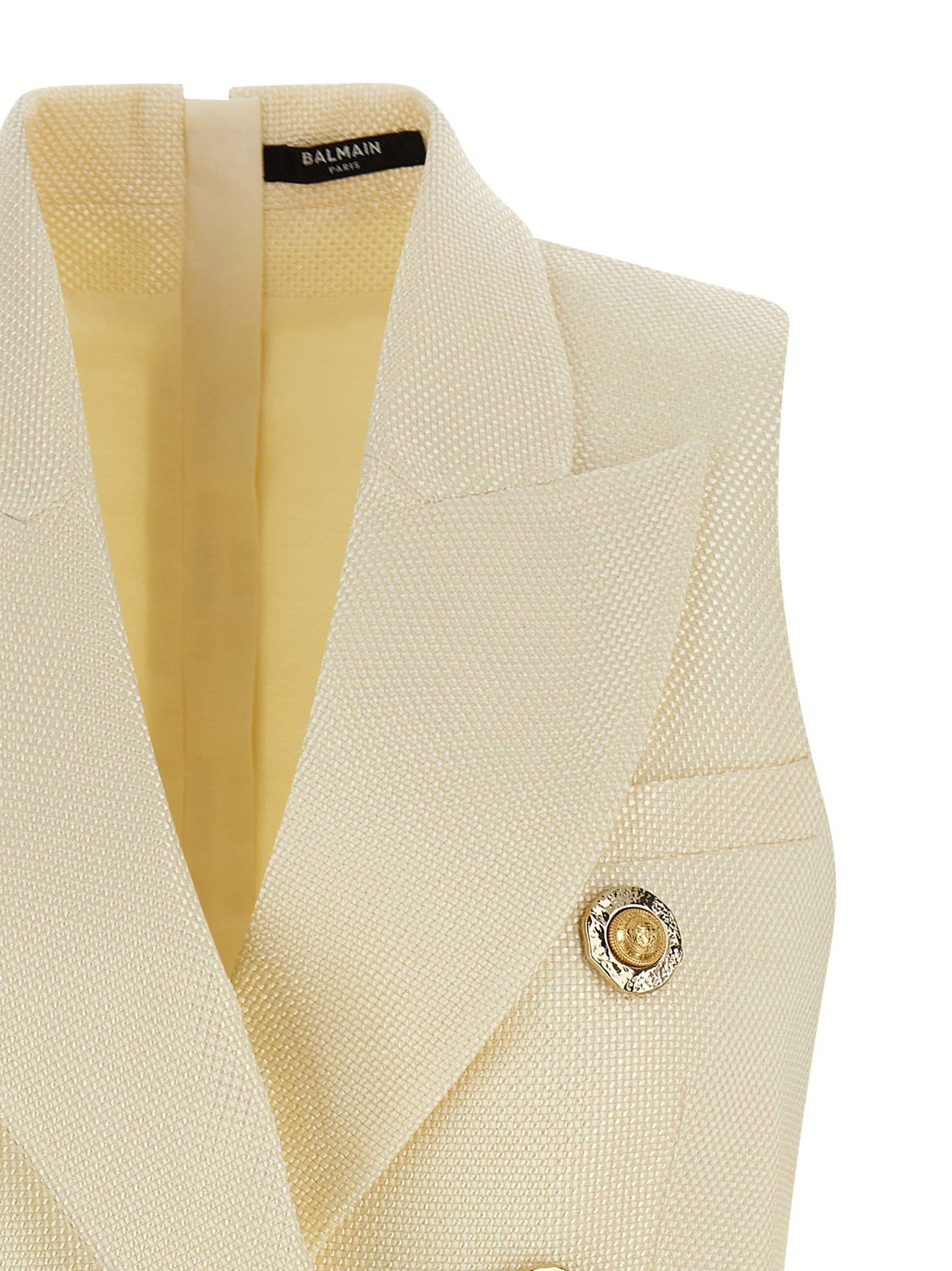 Balmain 'Gold And Gold Coin' Vest