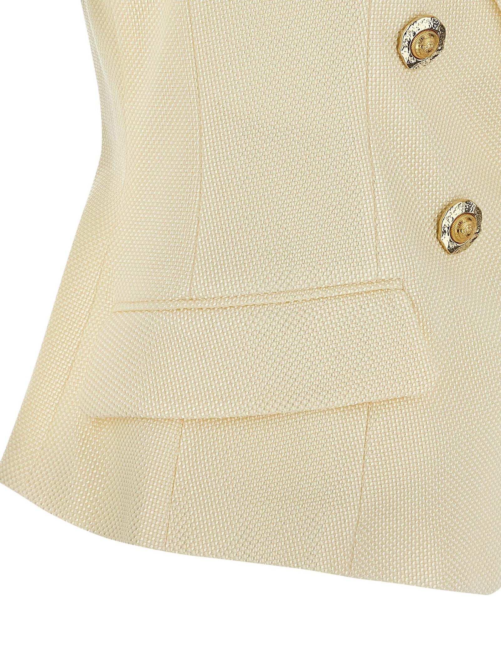 Balmain 'Gold And Gold Coin' Vest