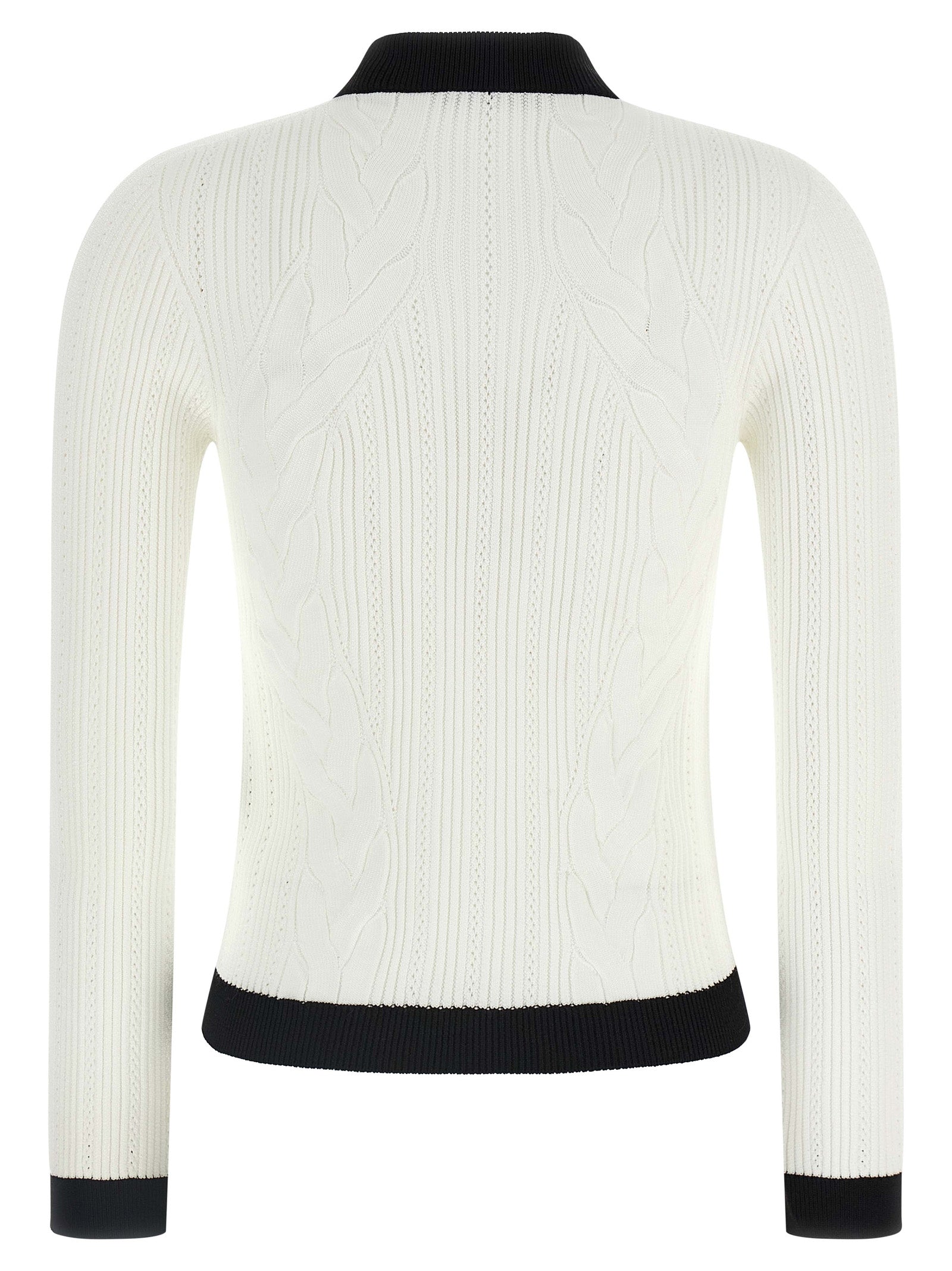 Balmain Two-Tone Cardigan