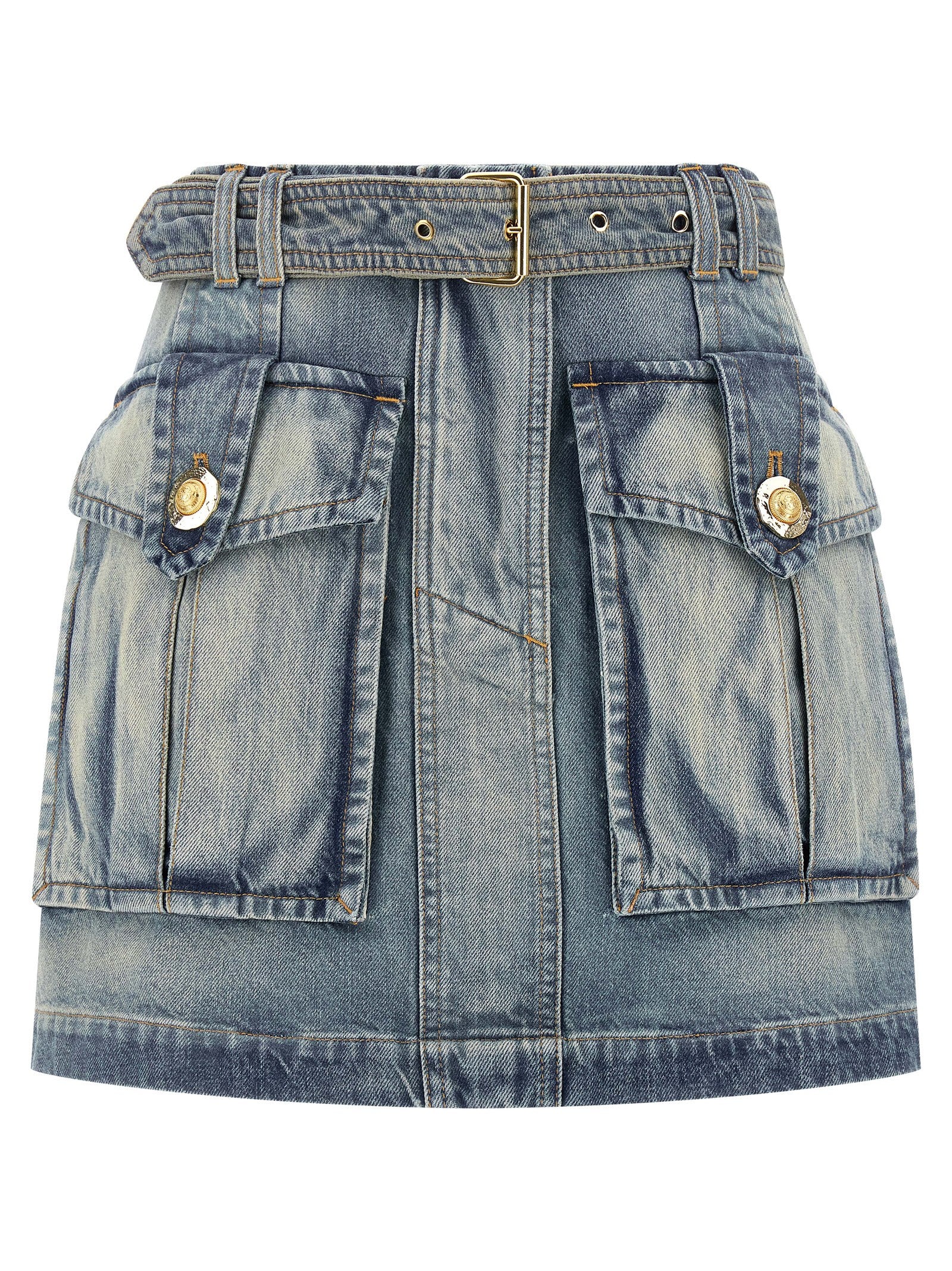 Balmain Cargo Pocket Skirt