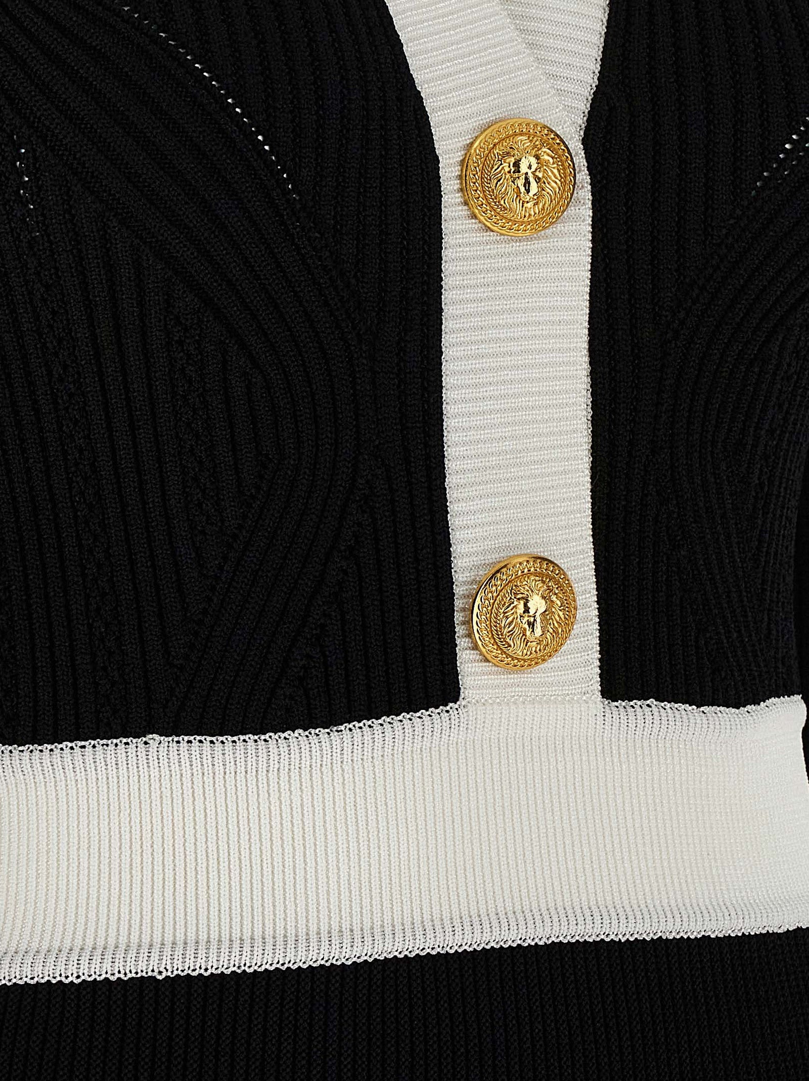 Balmain Two-Tone Dress