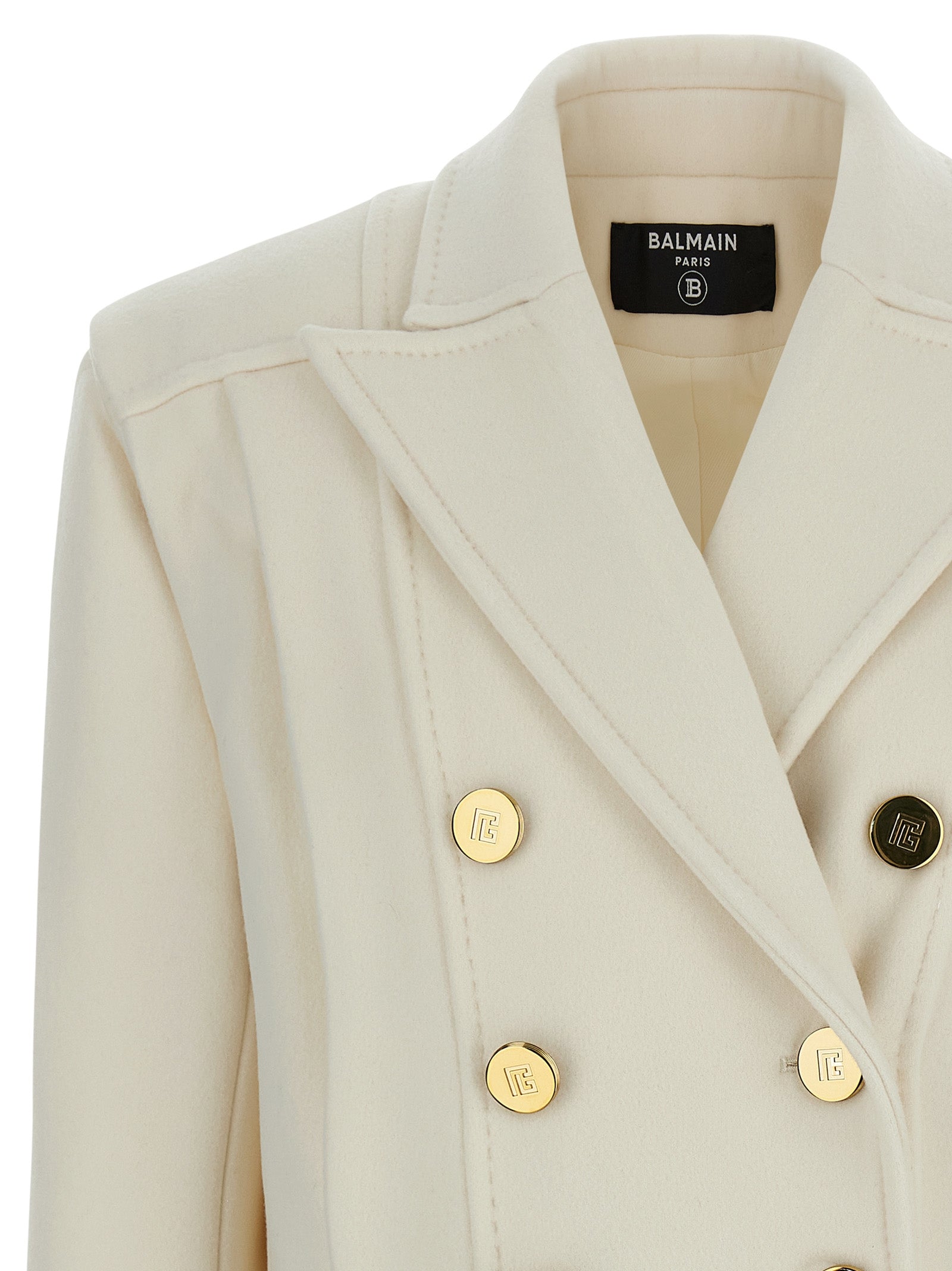 Balmain Double-Breasted Coat