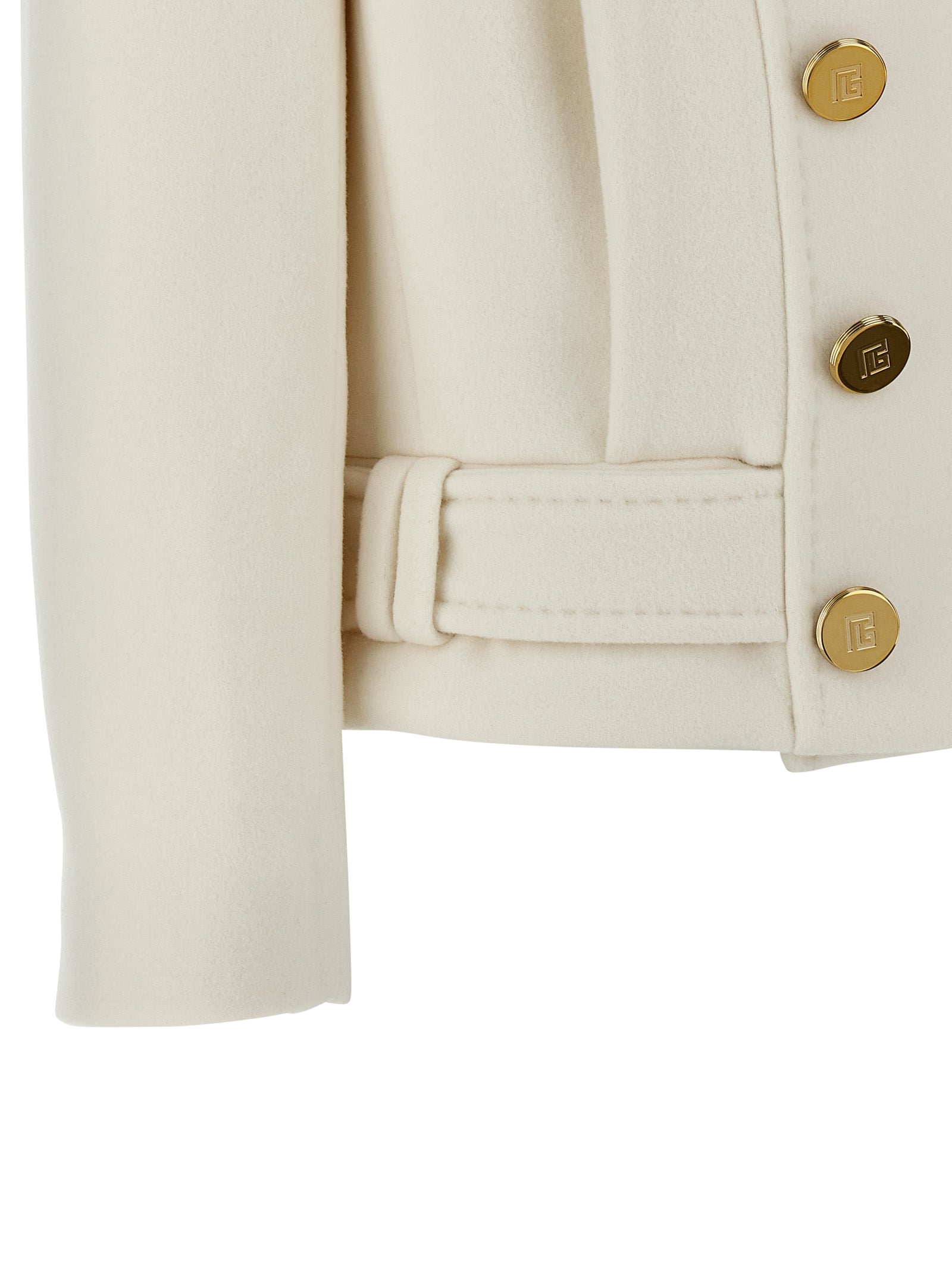 Balmain Double-Breasted Coat