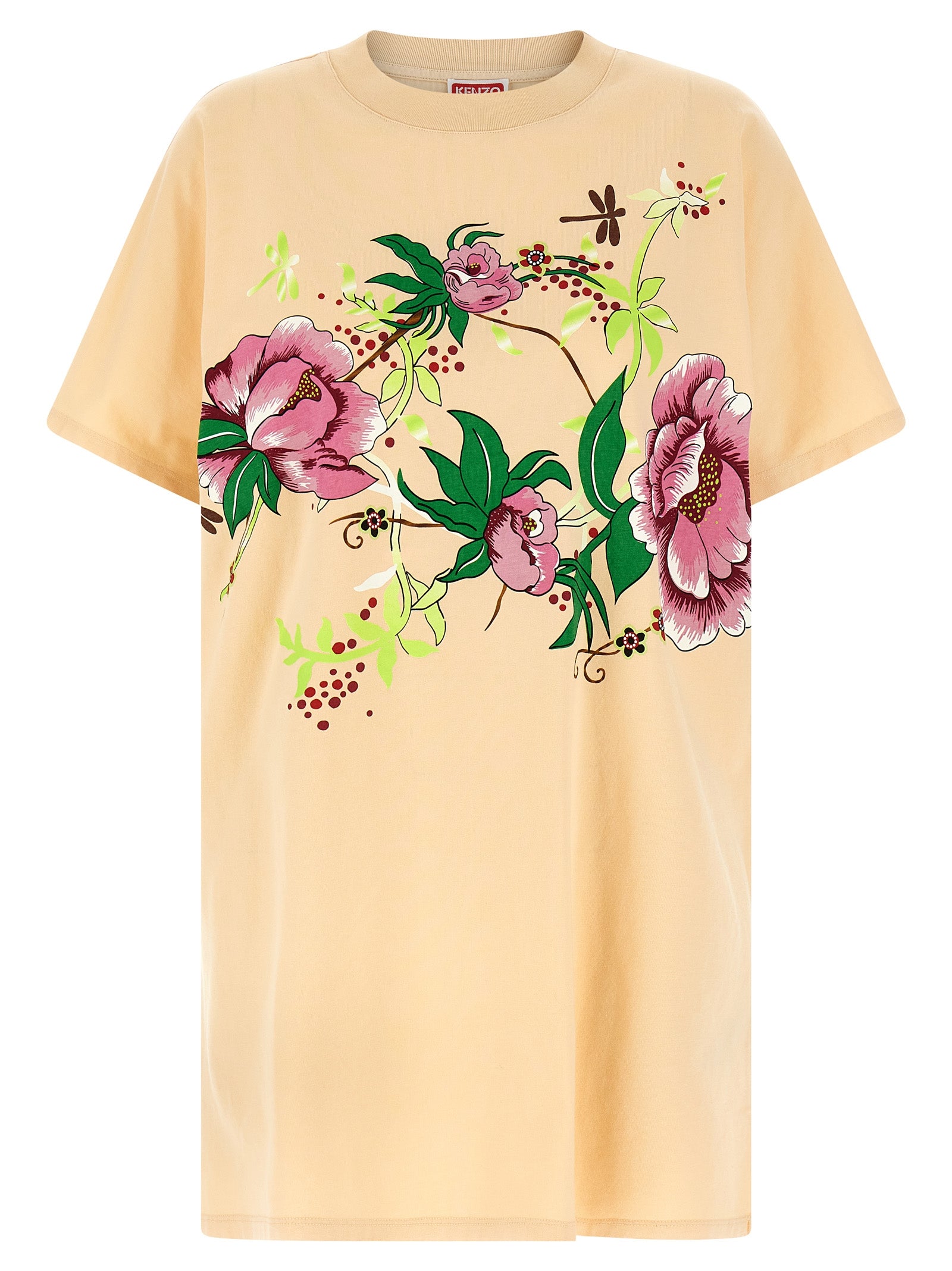 Kenzo 'Peonies Kimono' Dress