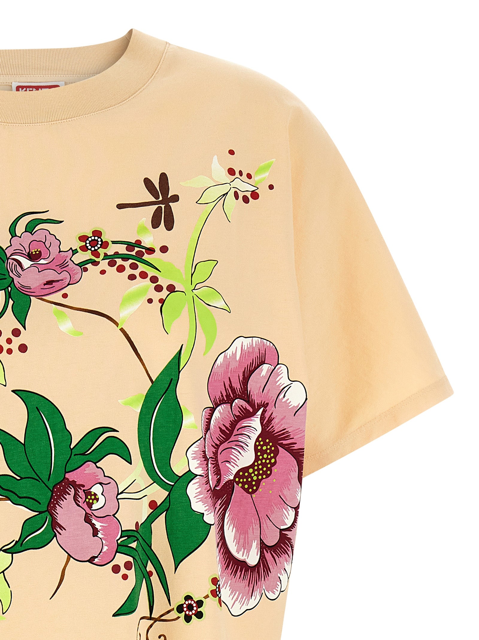 Kenzo 'Peonies Kimono' Dress