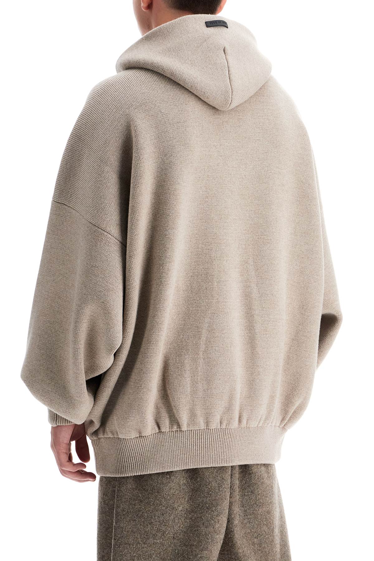 Fear Of God Hooded Knit Sweatshirt With