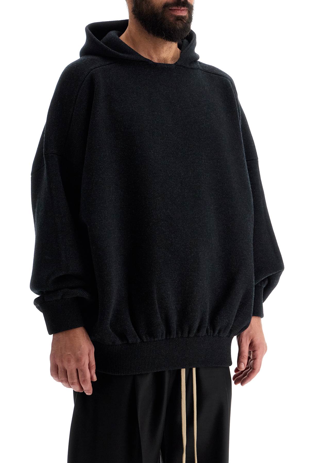 Fear Of God Hooded Knit Sweatshirt With