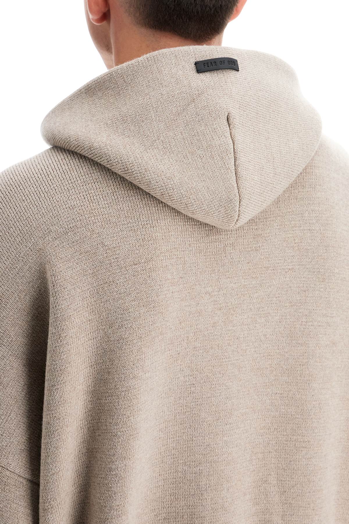 Fear Of God Hooded Knit Sweatshirt With