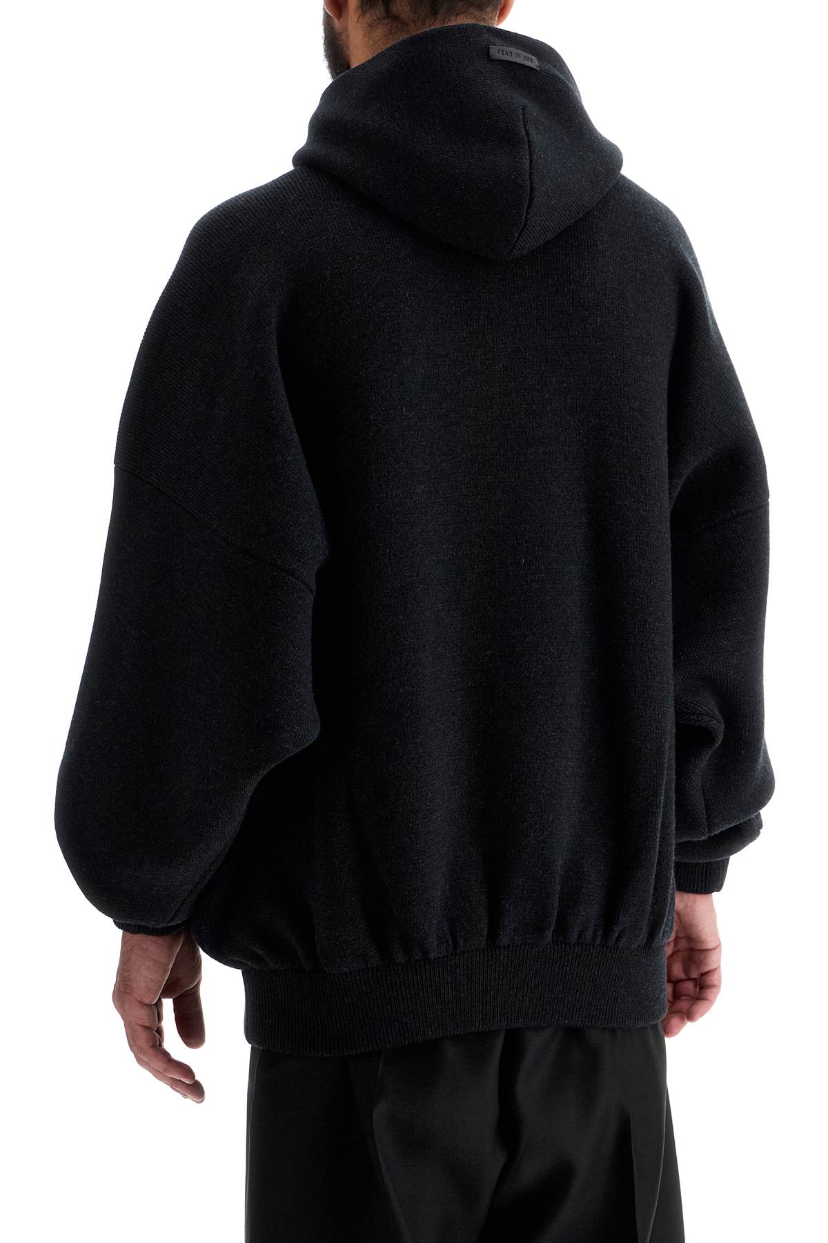 Fear Of God Hooded Knit Sweatshirt With