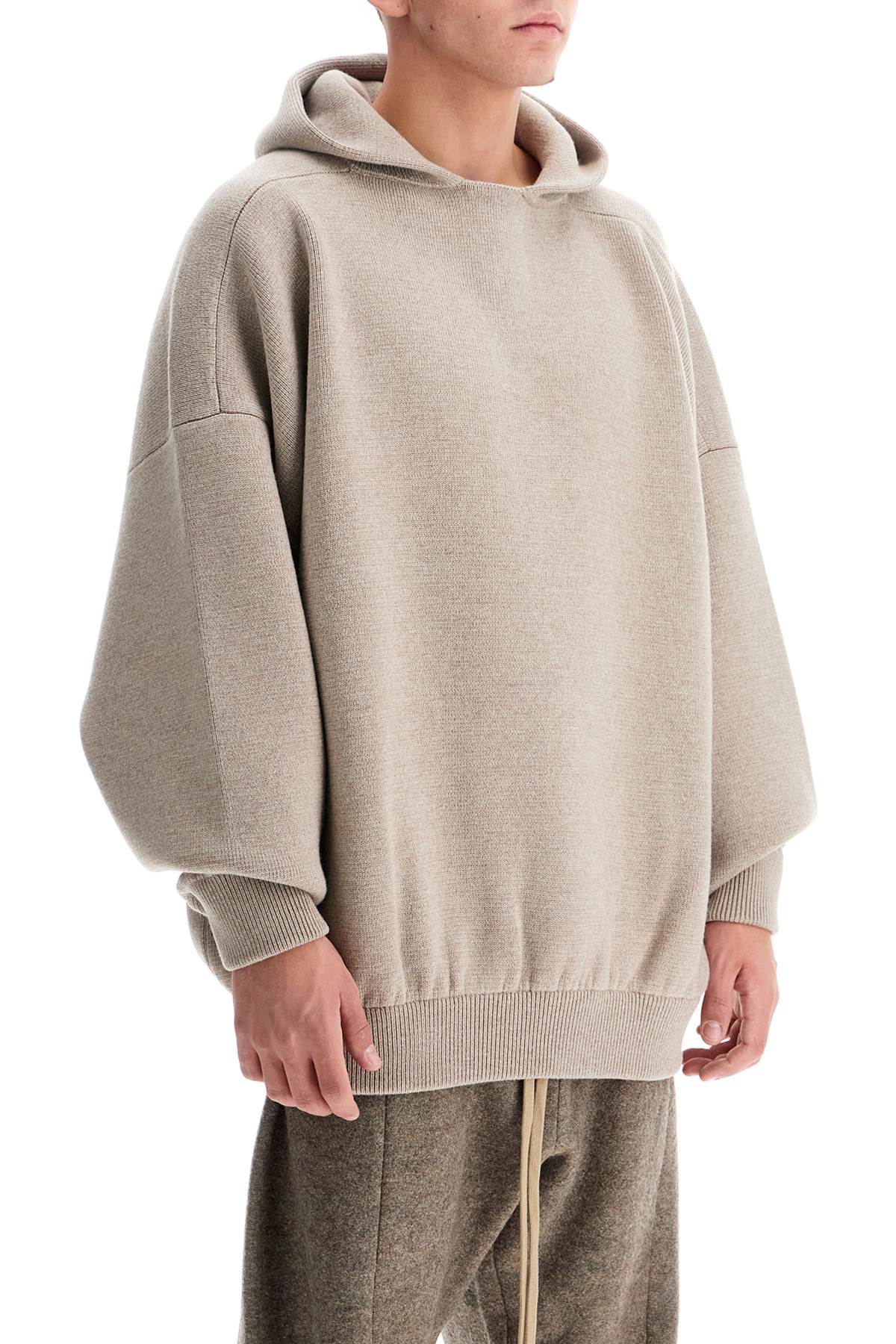 Fear Of God Hooded Knit Sweatshirt With