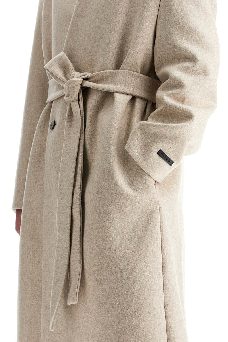 Fear of God Maxi Coat Without Lapels Beige