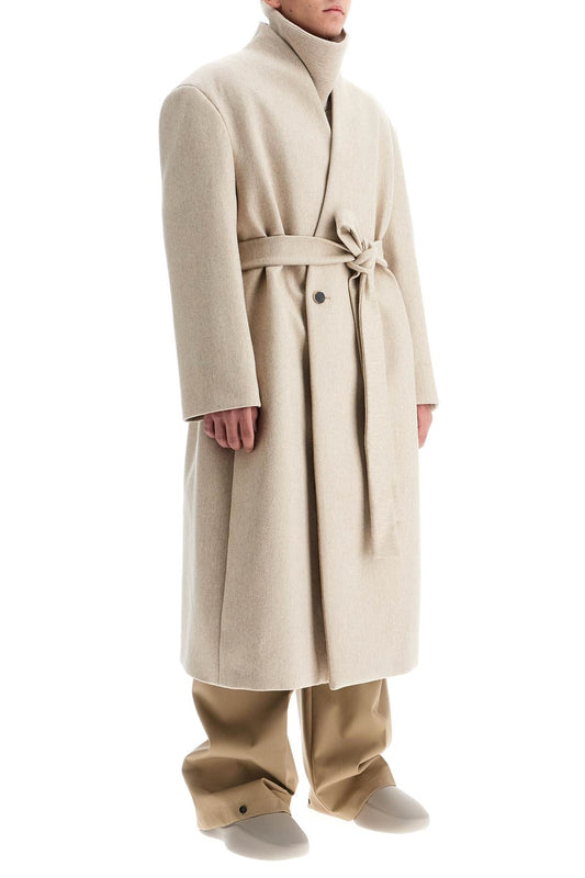 Fear of God Maxi Coat Without Lapels Beige