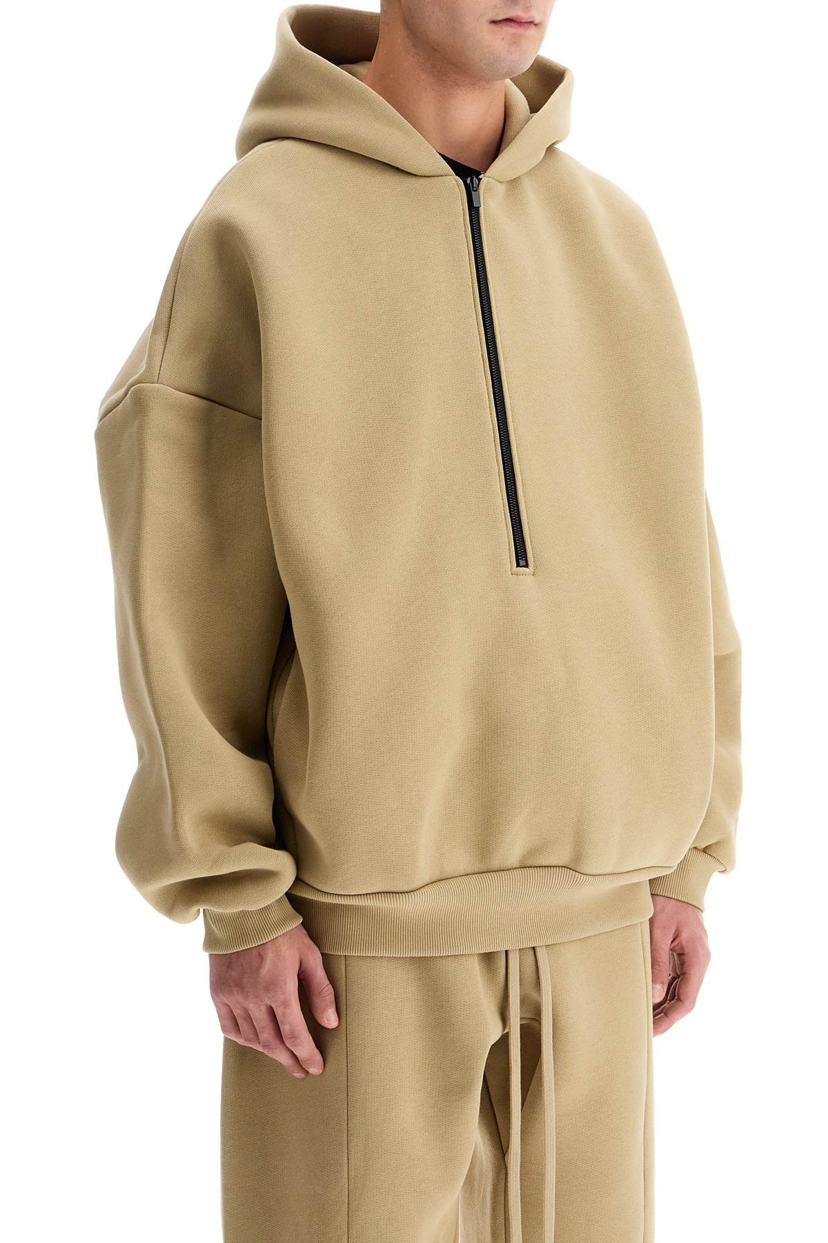 Fear Of God Hooded Sweatshirt With Half Zip