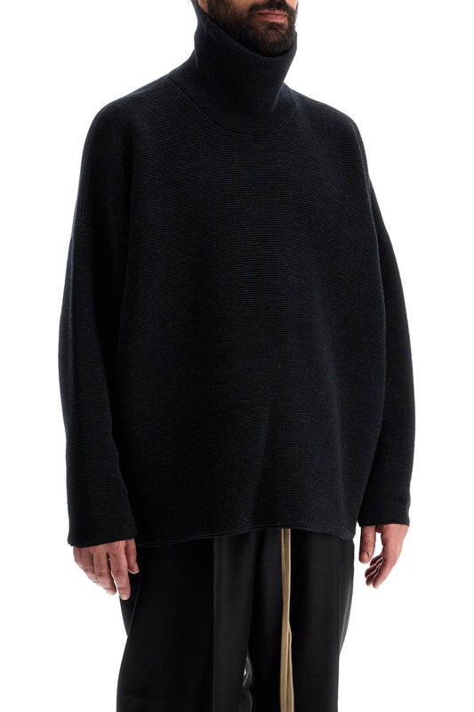 Fear of God High-Neck Ottoman Pullover Grey