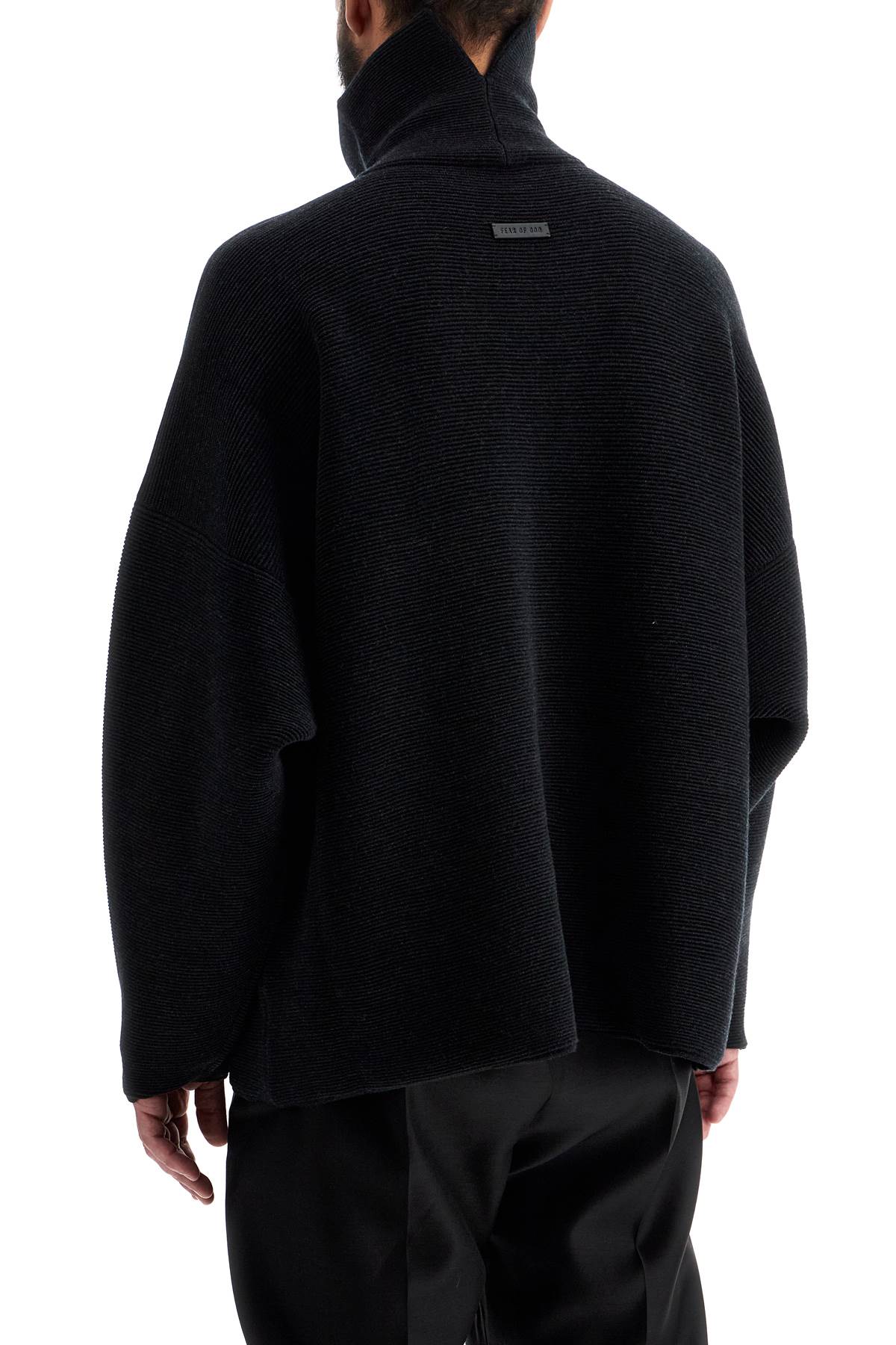 Fear of God High-Neck Ottoman Pullover Grey