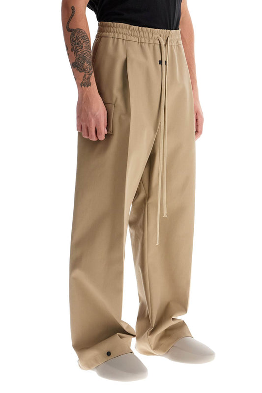 Fear of God Cargo Wool And Cotton Blend Trousers Beige